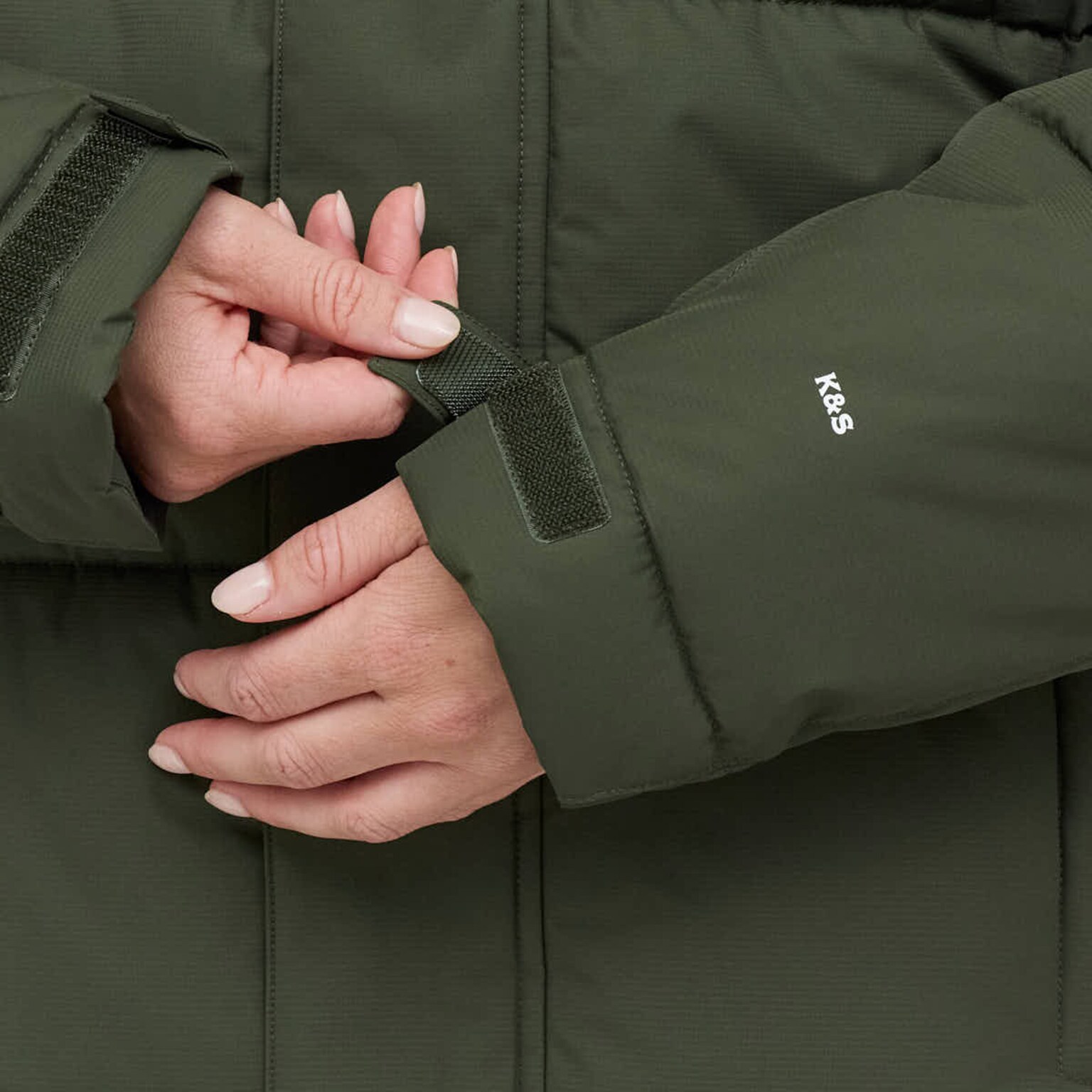 Winter Puffer Jacket, Winter Puffer Jacket Olive, Groen, Afbeelding 6 van 12