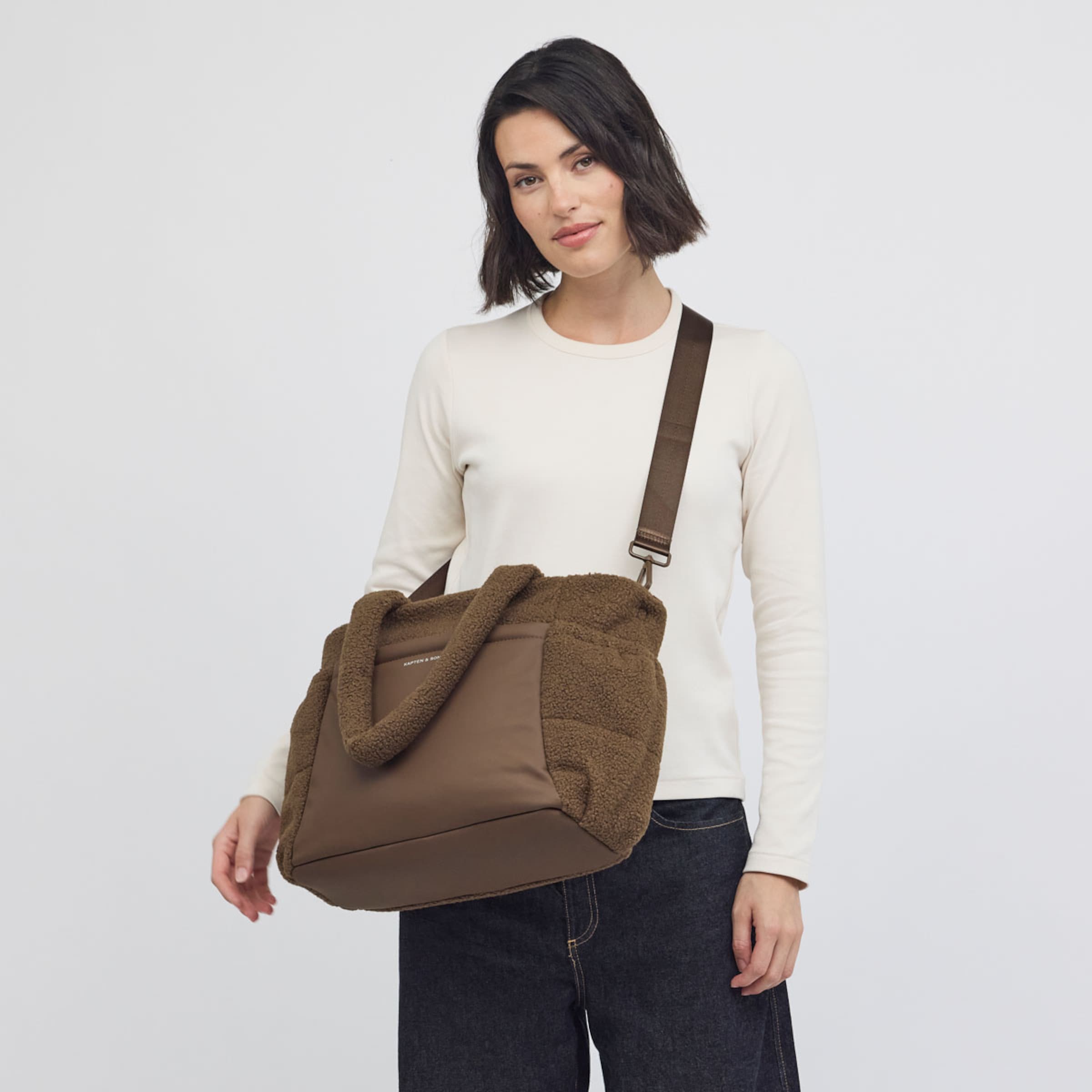 Hellvi Cloud Medium Fleece Mocha Brown