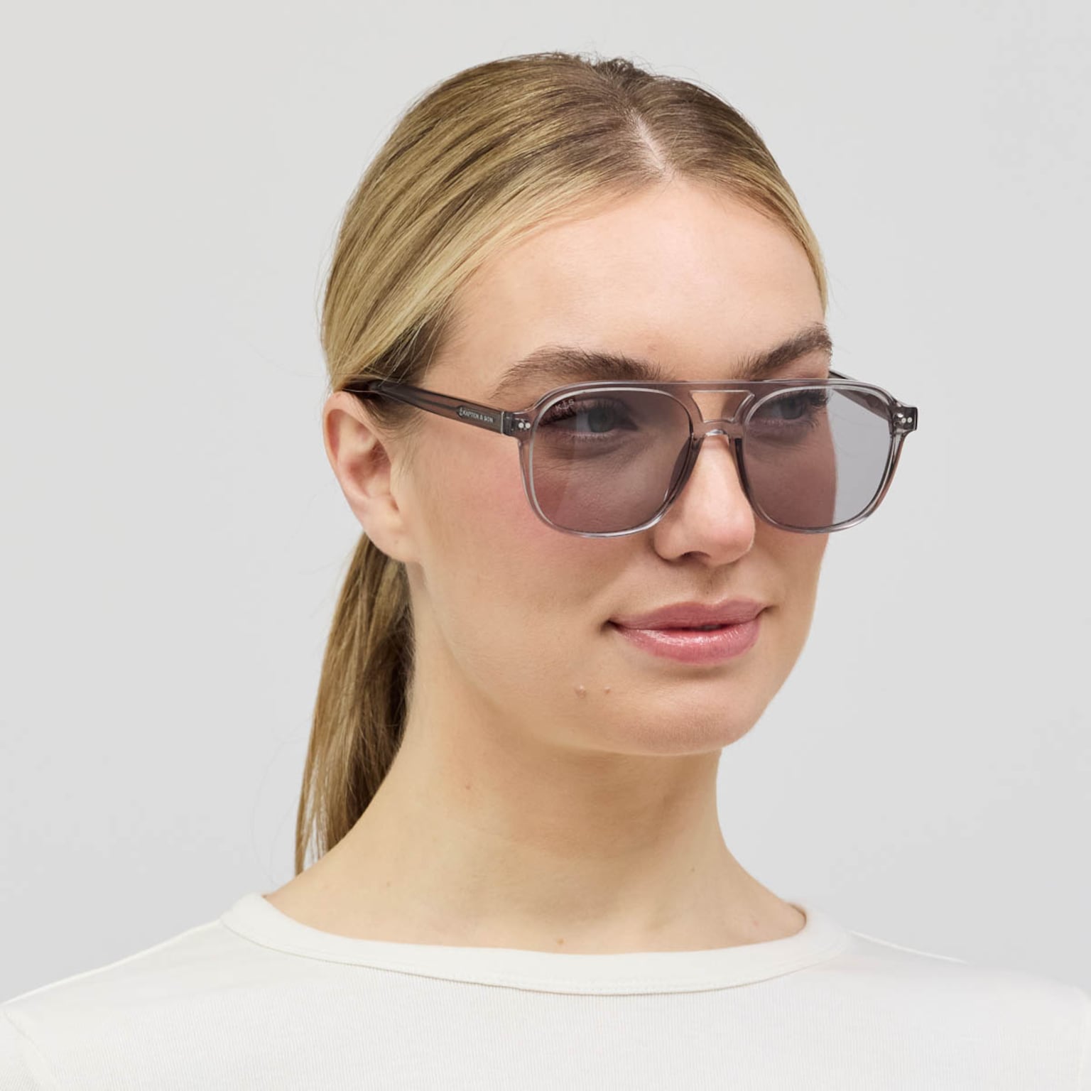 Zurich Oversize, Zurich Oversize Transparent Grey, Grijs, Afbeelding 2 van 6