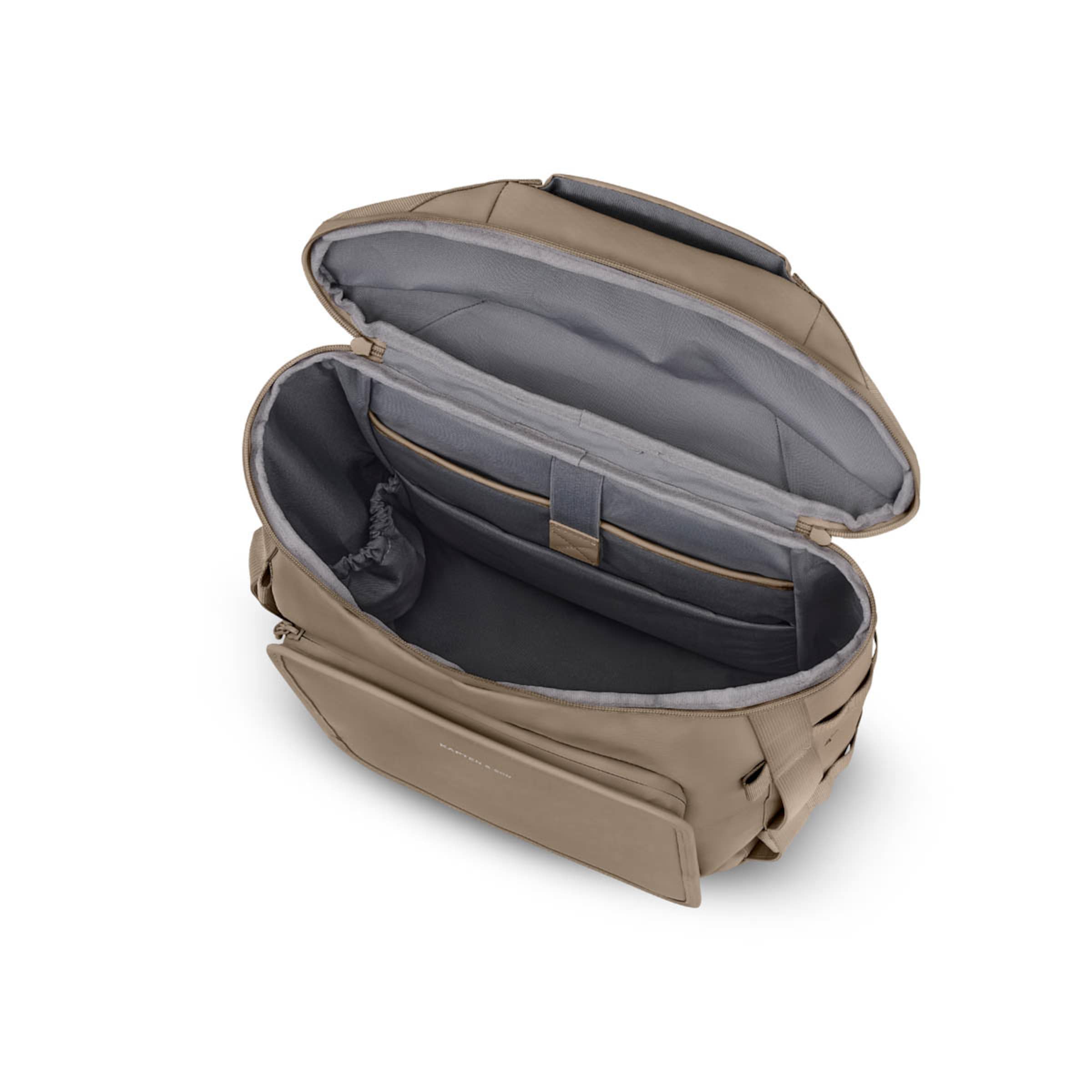 Lisbon Duffle Backpack Small Walnut