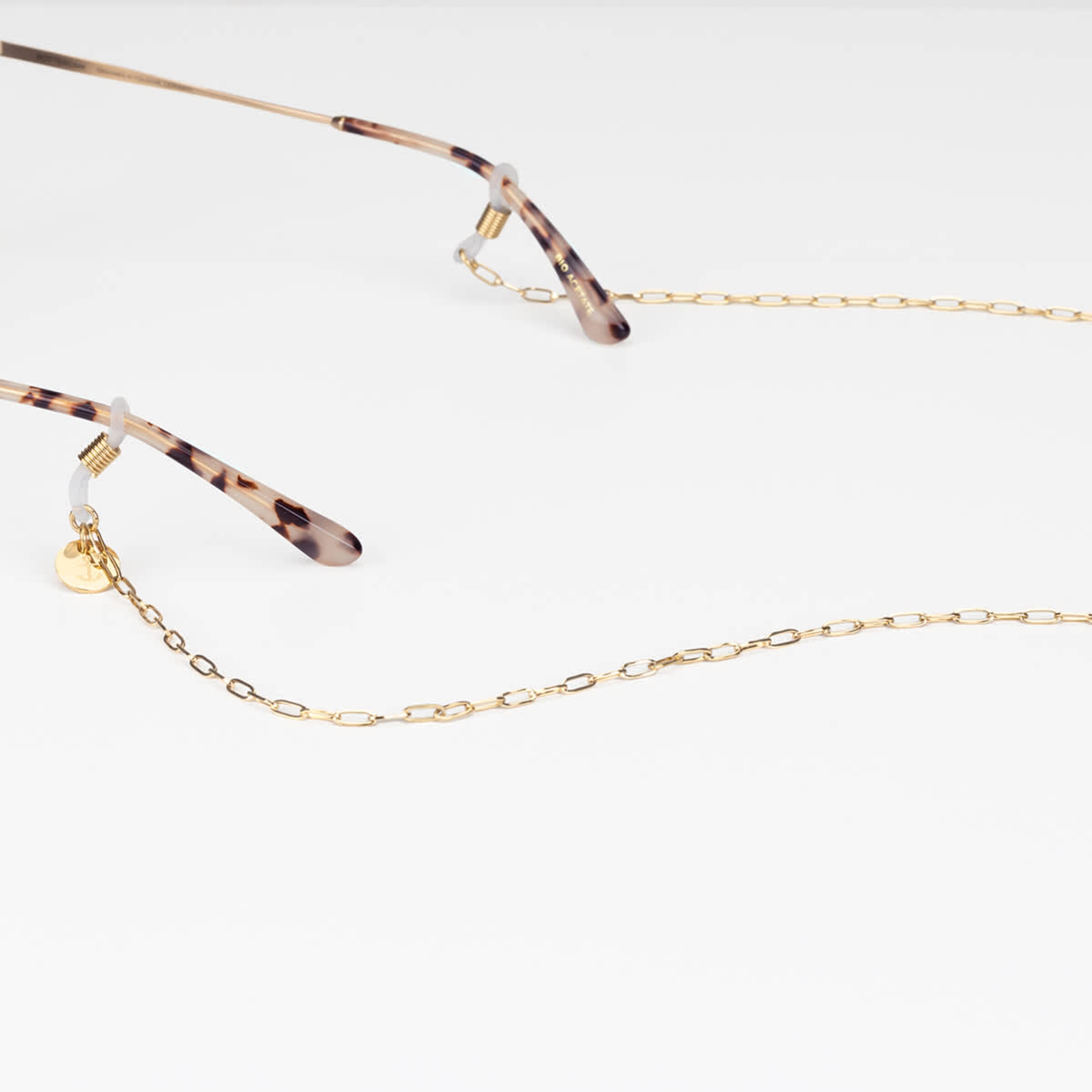 Tortoise Shell Paperclip Glasses Chain – KalxDesigns