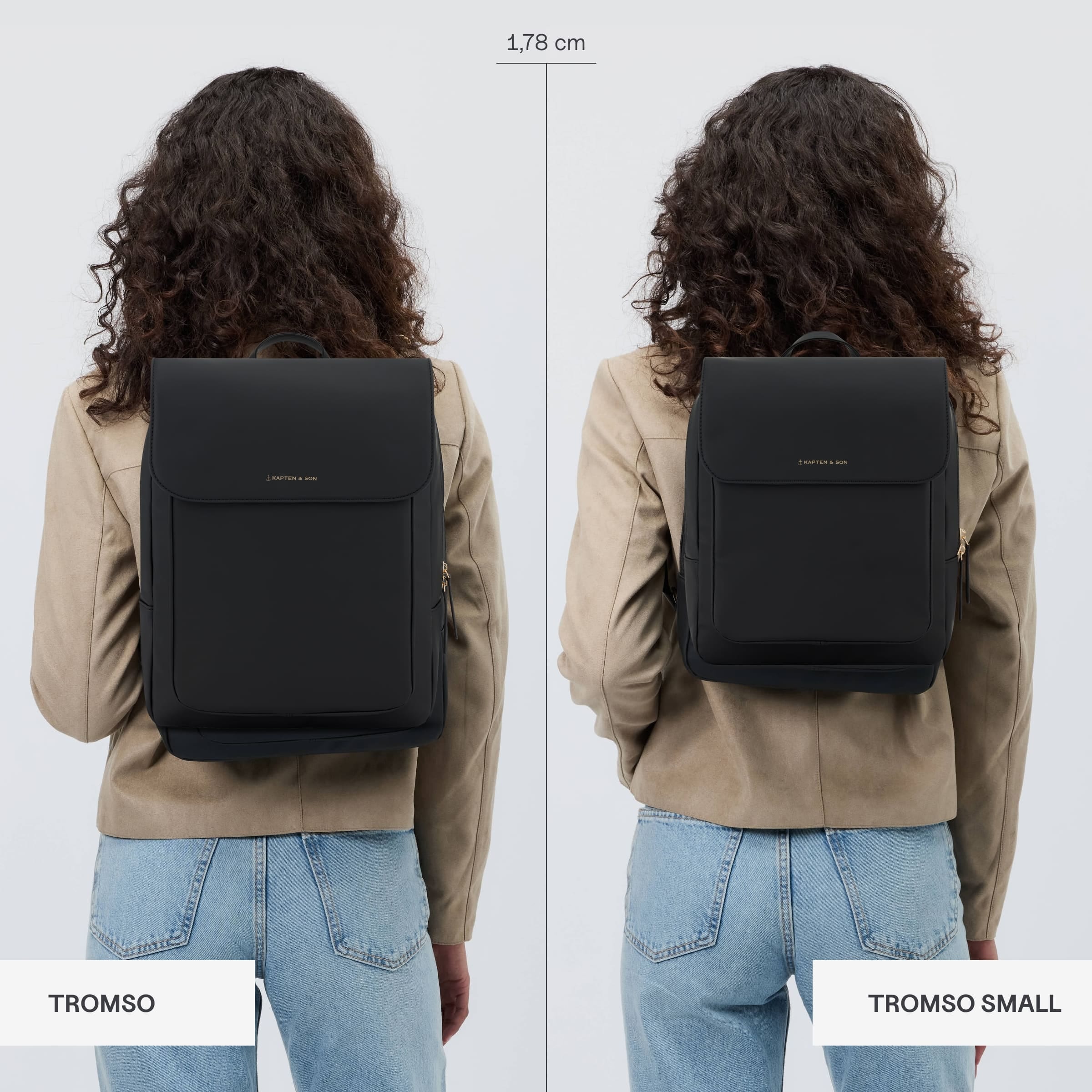 Tromso All Black - Backpacks - Kapten & Son | Kapten & Son