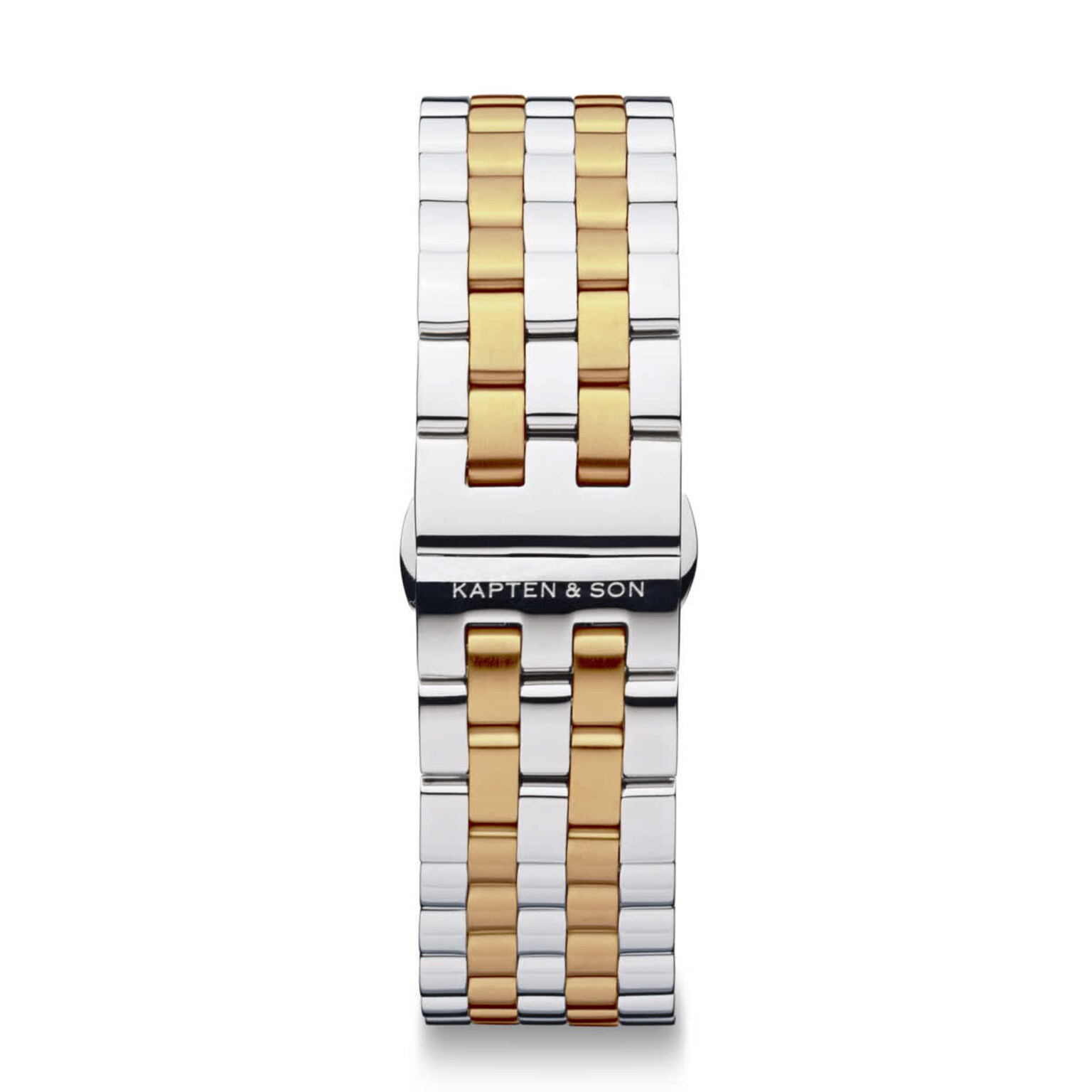 Bandjes, Steel Strap Silver Bicolor, Zilver, Afbeelding 1 van 1