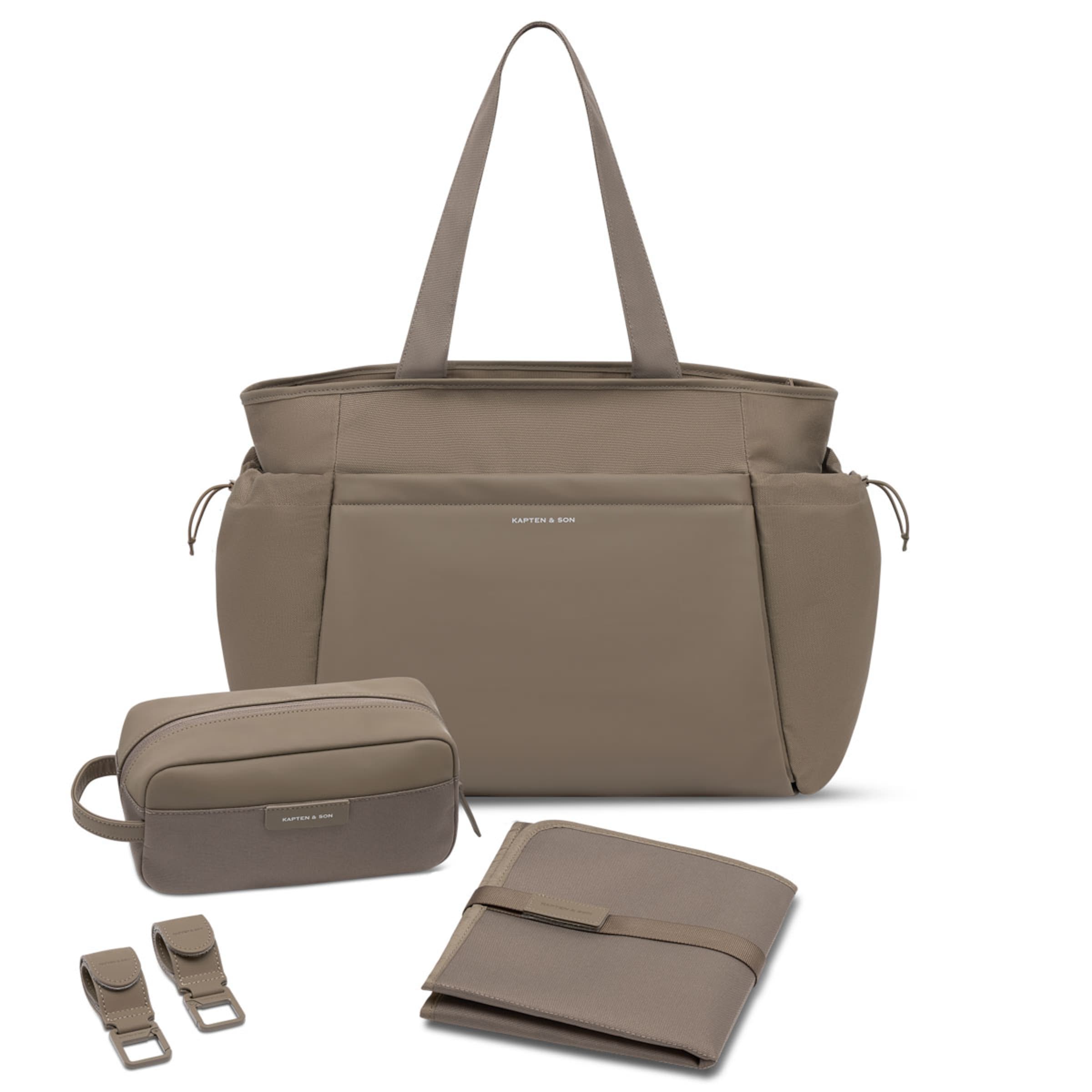 Hellvi Pro Large Diaper Bag Set Walnut