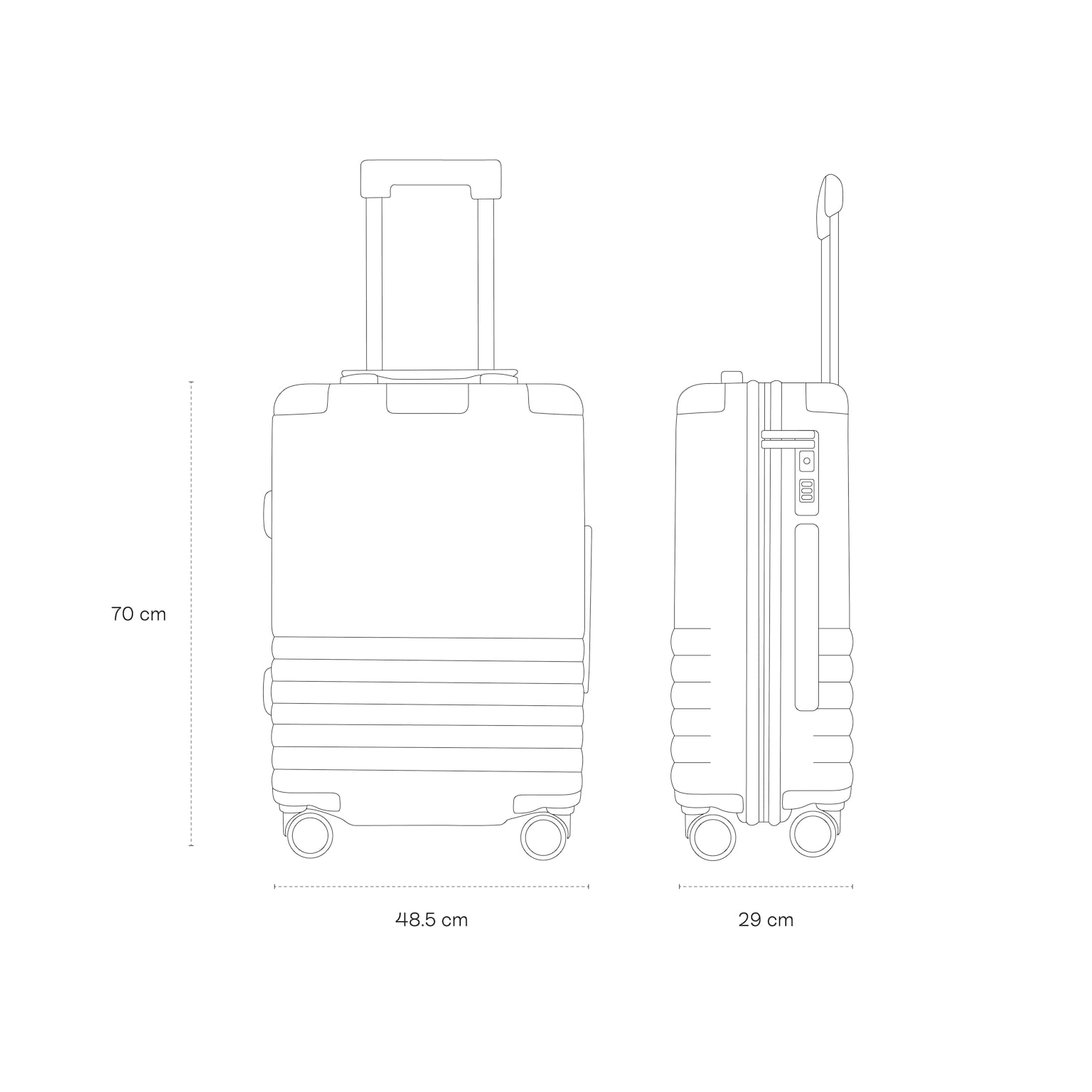 Heathrow Aluminium Check In, Heathrow Aluminium Check In Silver, Zilver, Afbeelding 9 van 9