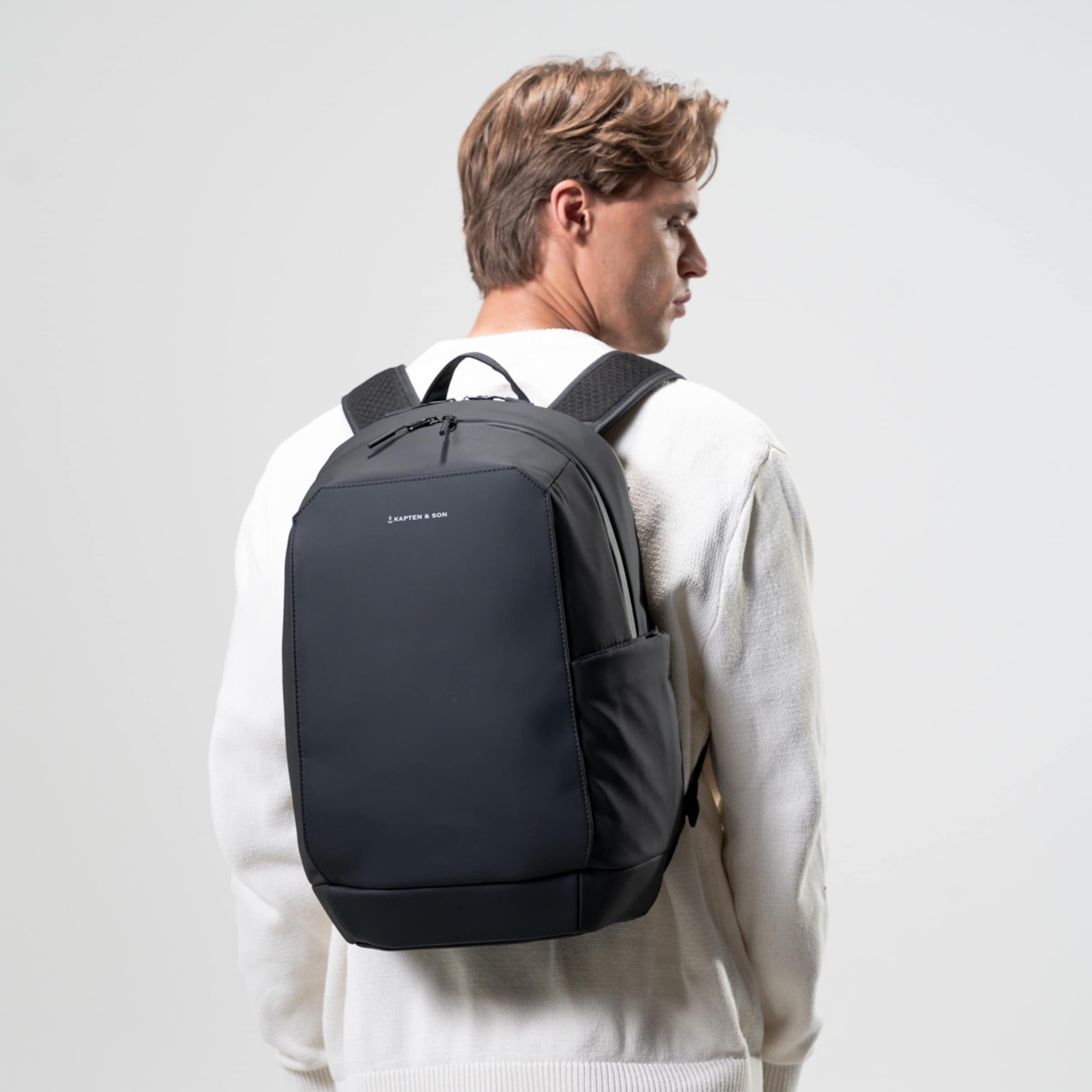 Oslo All Black Backpacks Kapten Son Kapten Son