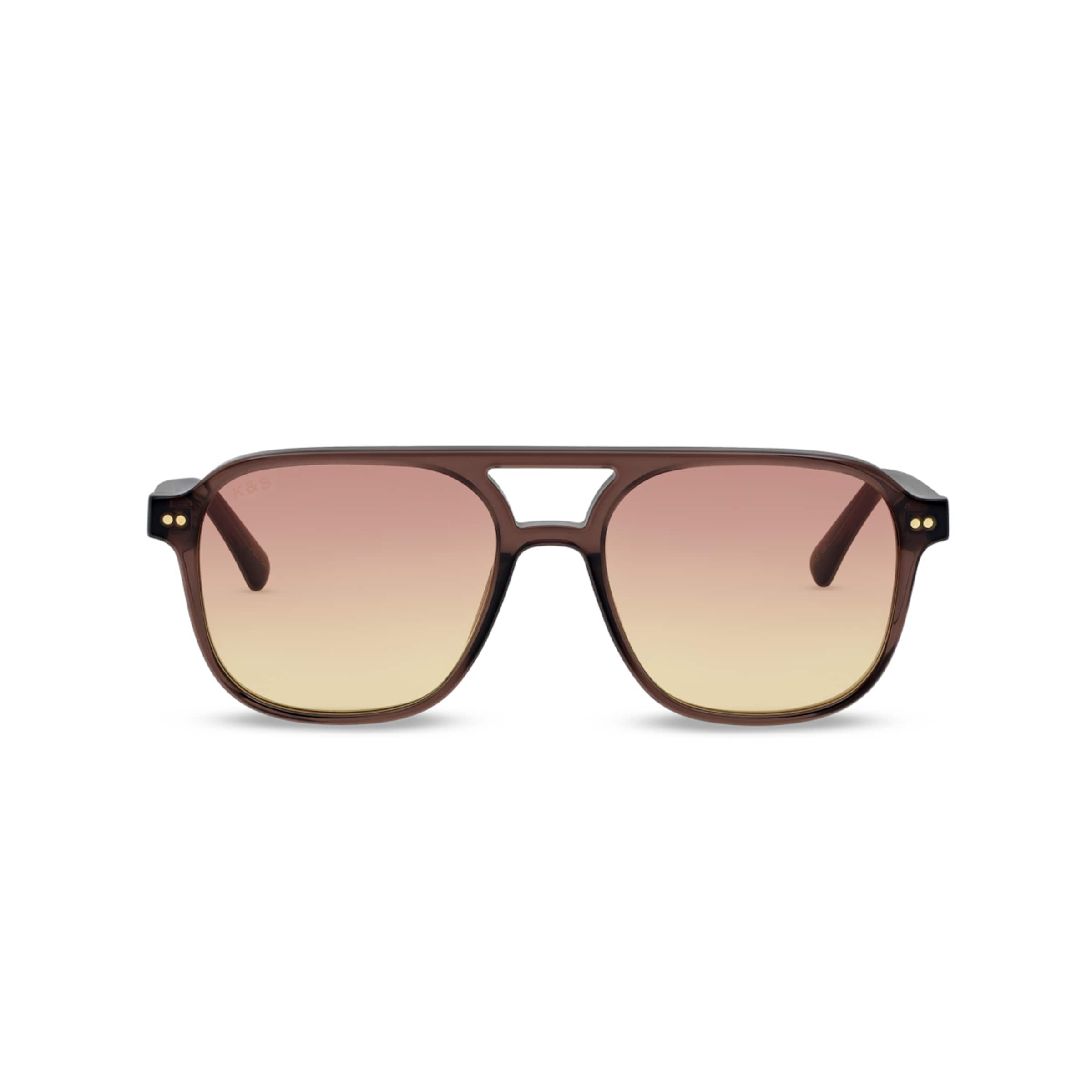 Zurich Oversize Small Mocha Gradient Brown