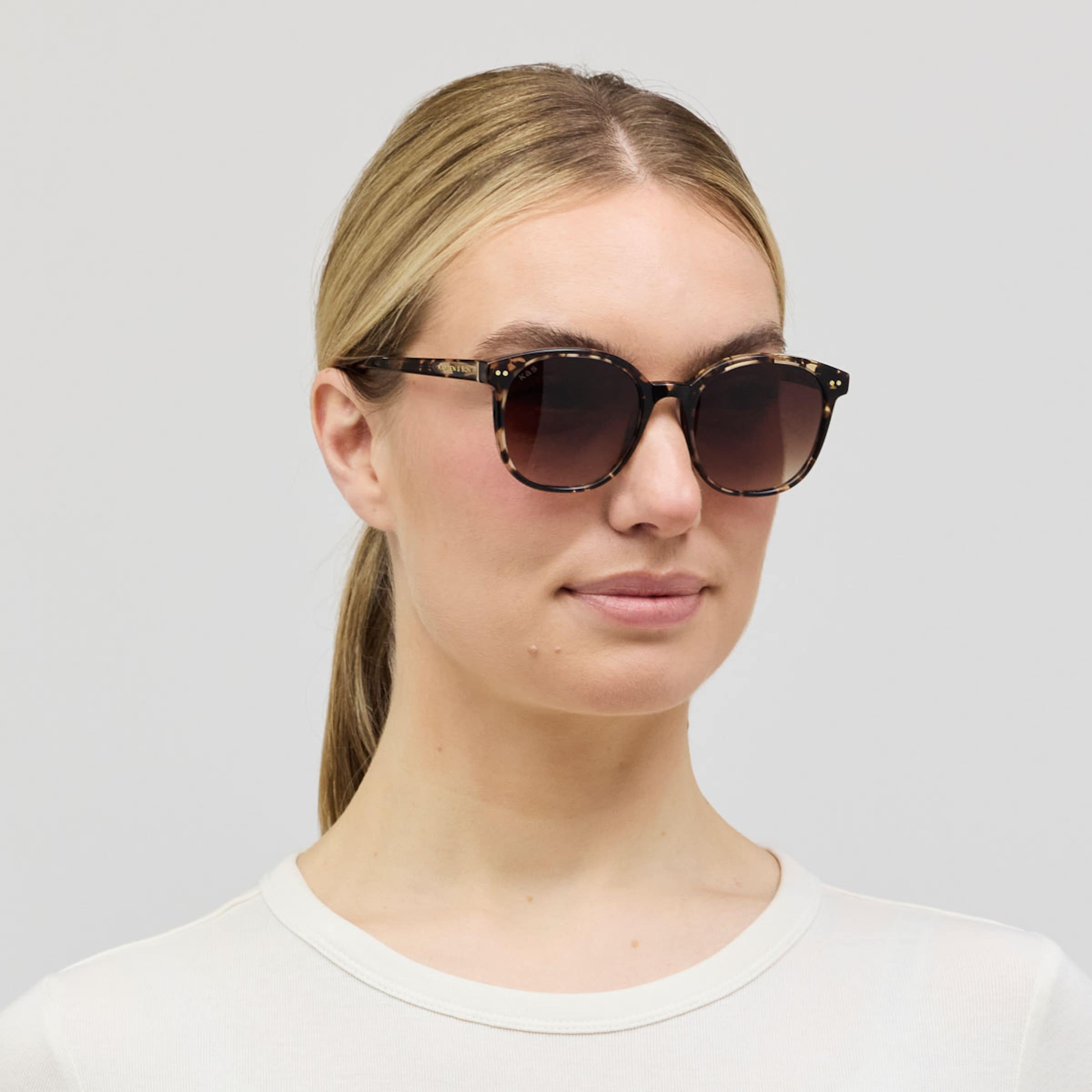 Nairobi Small Crystal Tortoise Brown