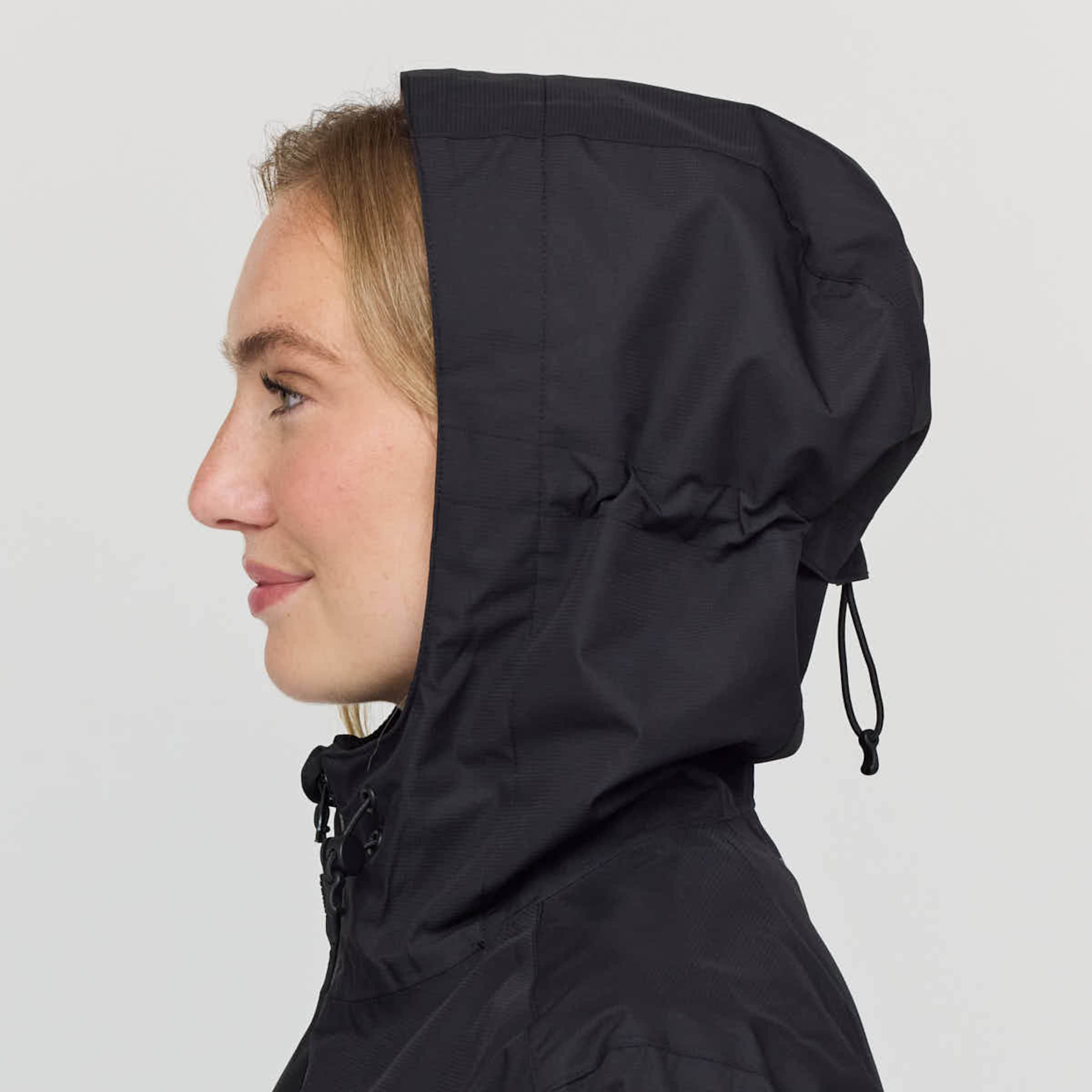 Puffer 3in1 Rain Jacket All Black
