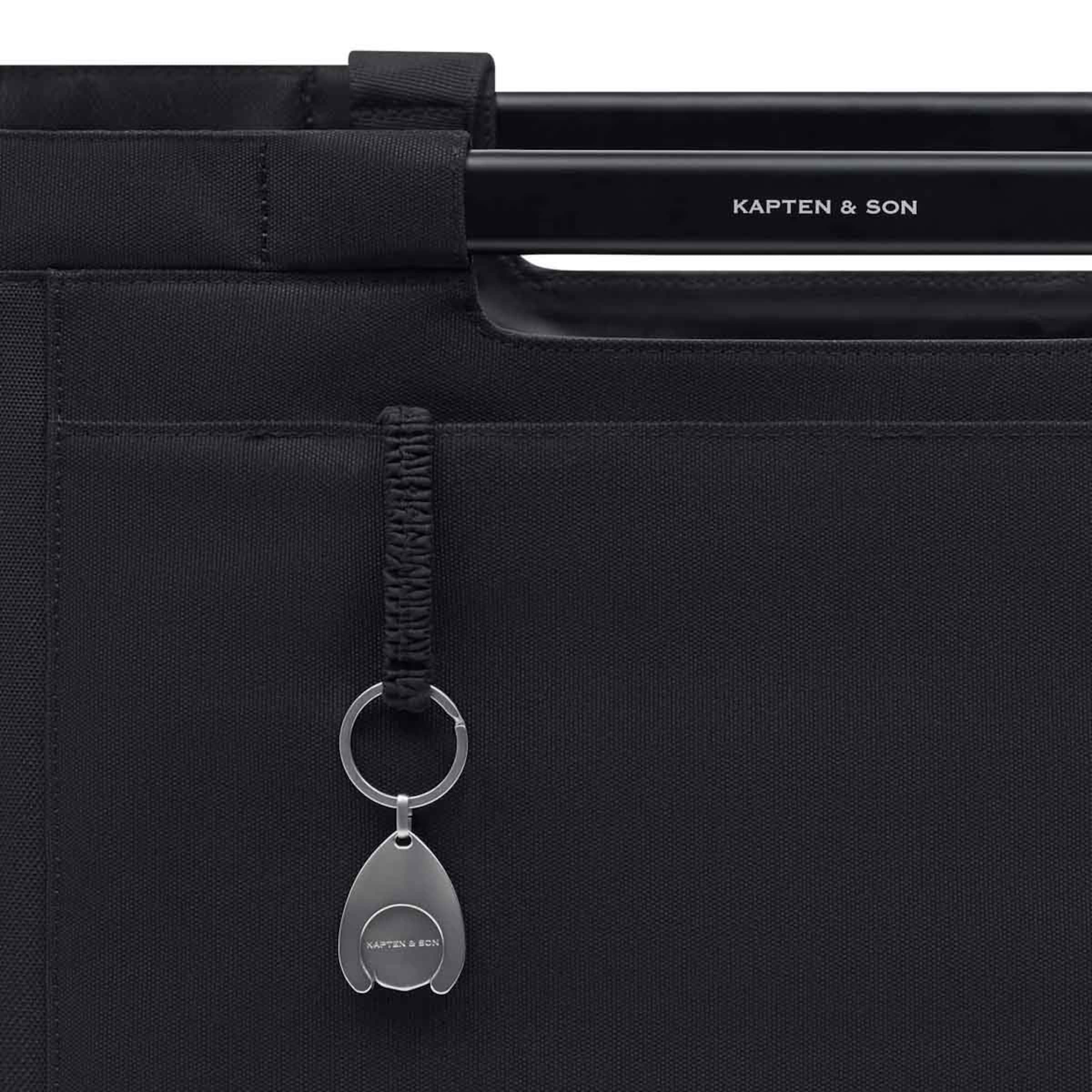 Vaasa Shopping Basket All Black