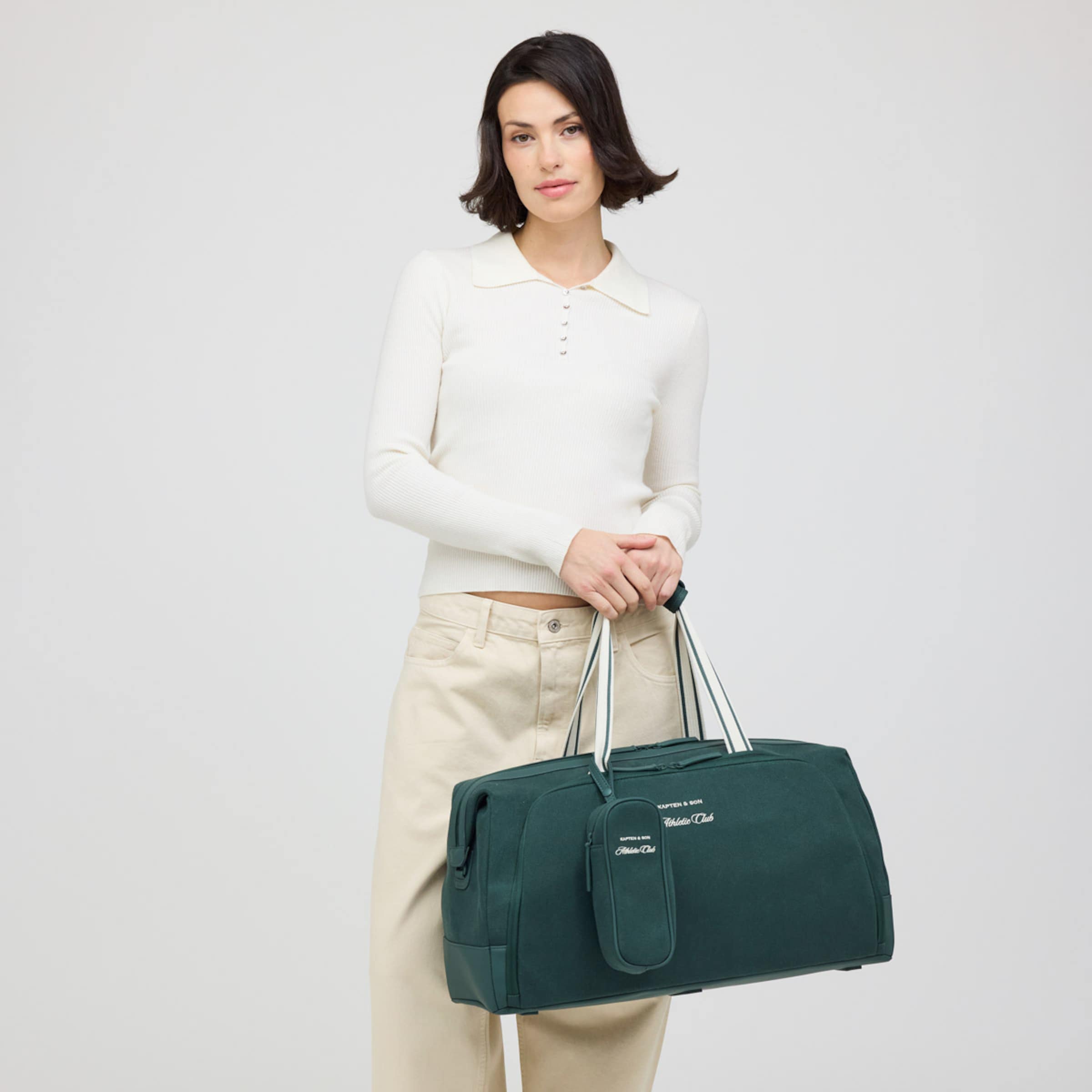 Storen Dark Green Cotton