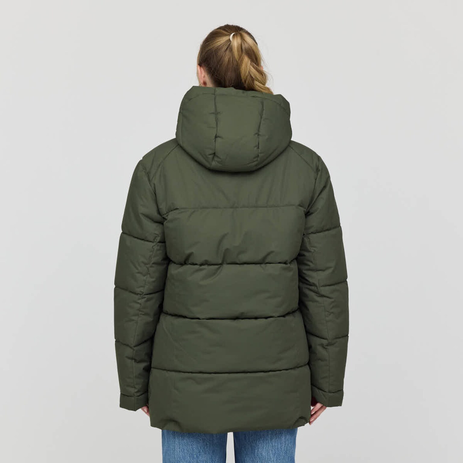 Winter Puffer Jacket, Winter Puffer Jacket Olive, Groen, Afbeelding 4 van 12