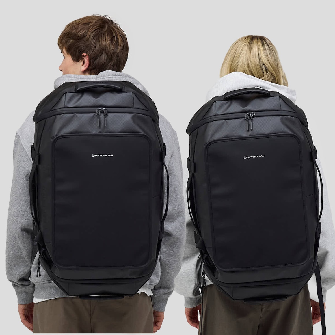 Lisbon Duffle Backpack Large All Black
