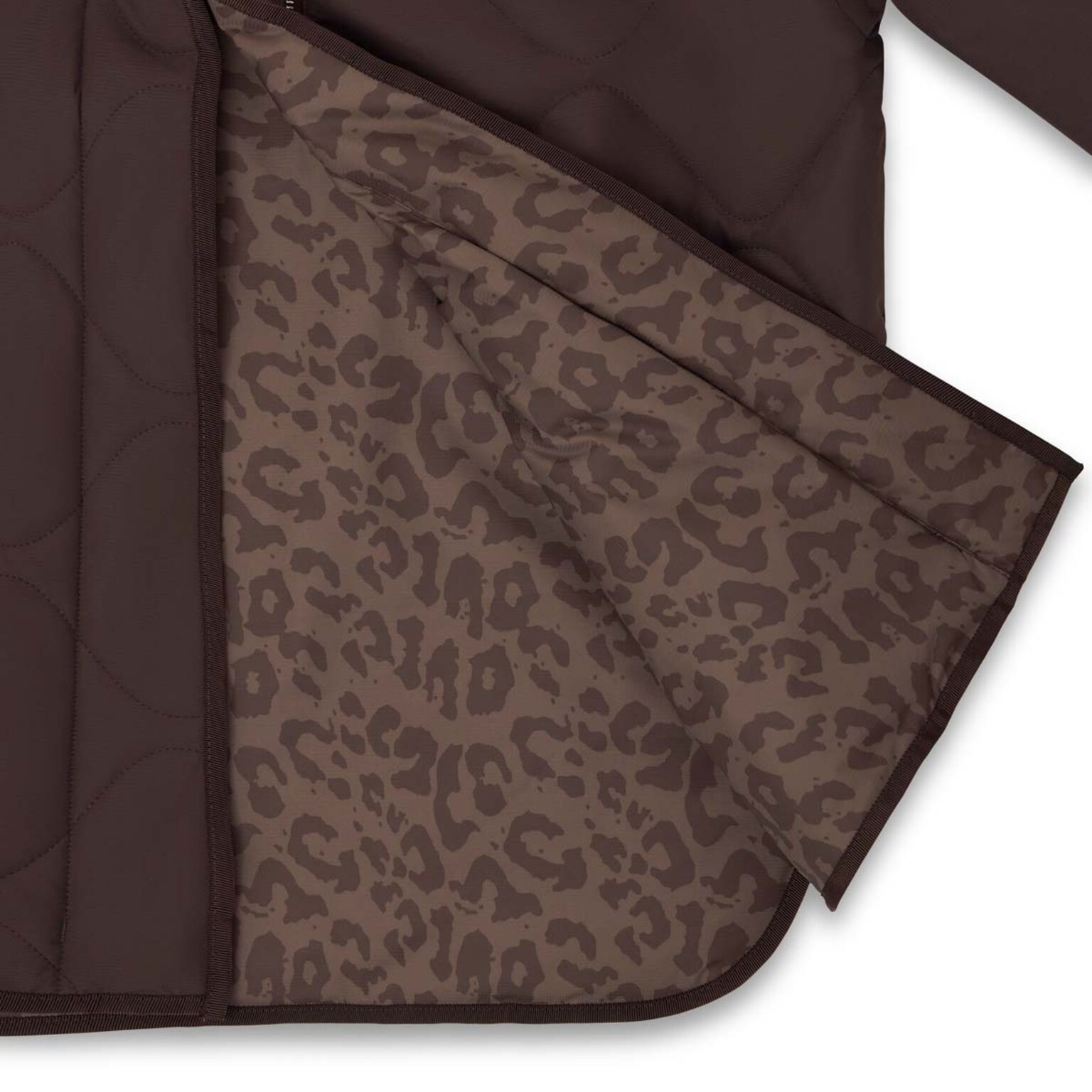 Reversible Bomber Puffer Jacket, Reversible Bomber Puffer Jacket Chocolate Brown/Leo Dunkelbraun, Bild 11 von 13