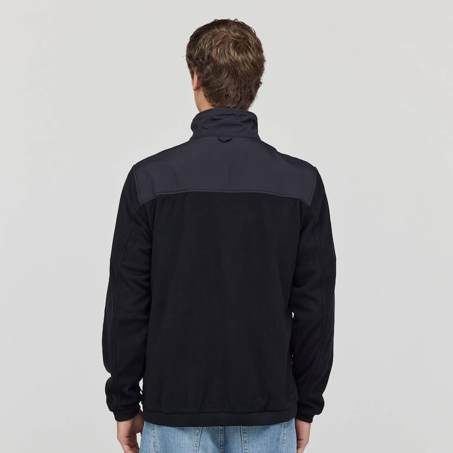 Light Fleece Jacket, Light Fleece Jacket All Black, Zwart, Afbeelding 4 van 9