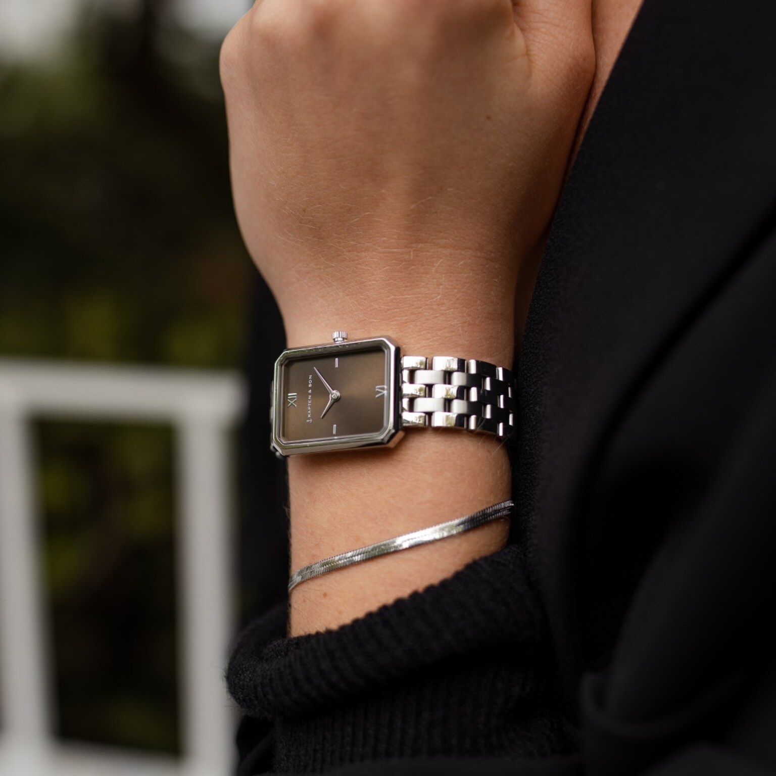 Grace, Grace Silver Brown Steel, Zilver, Afbeelding 2 van 6