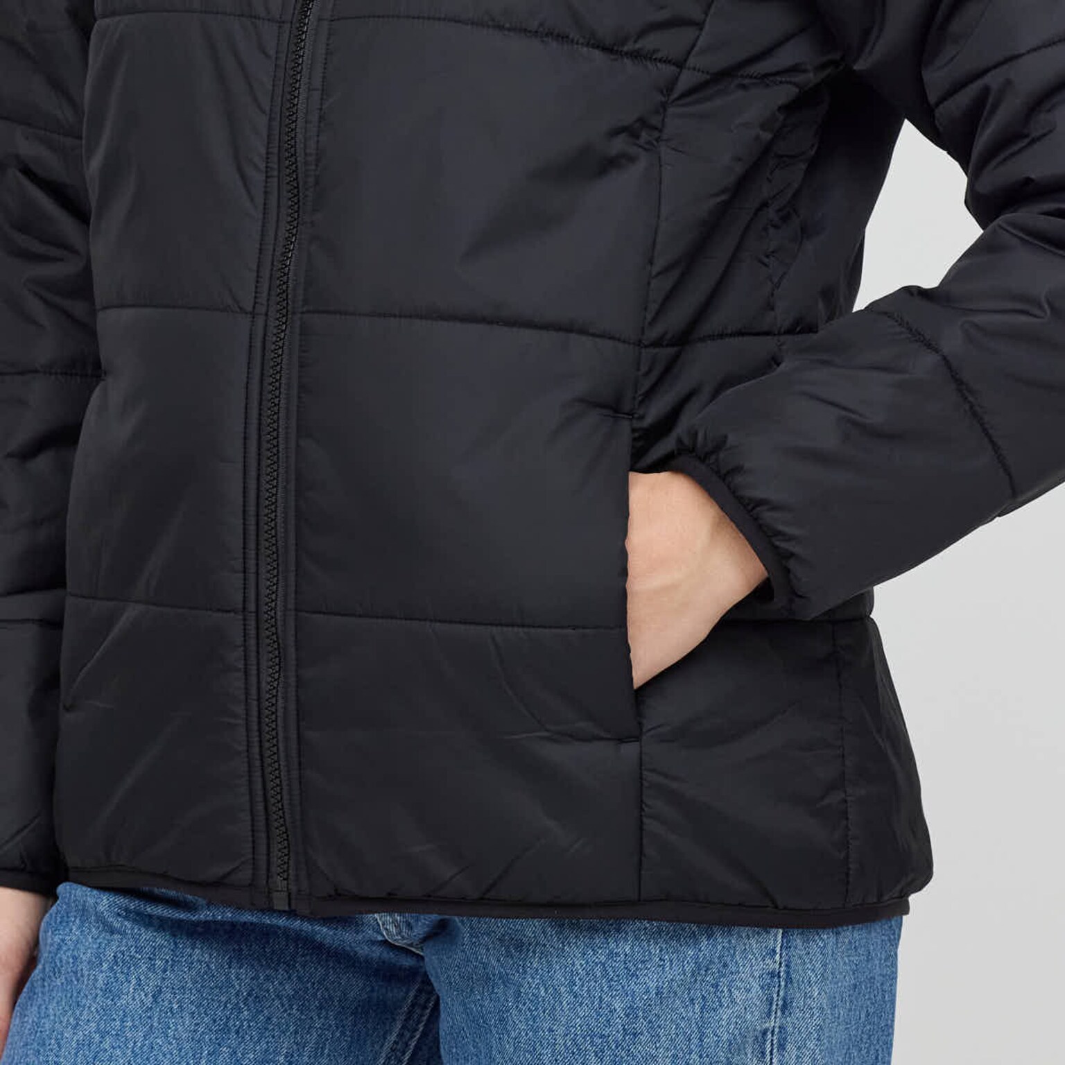 Puffer Jacket, Puffer Jacket All Black, Zwart, Afbeelding 6 van 7
