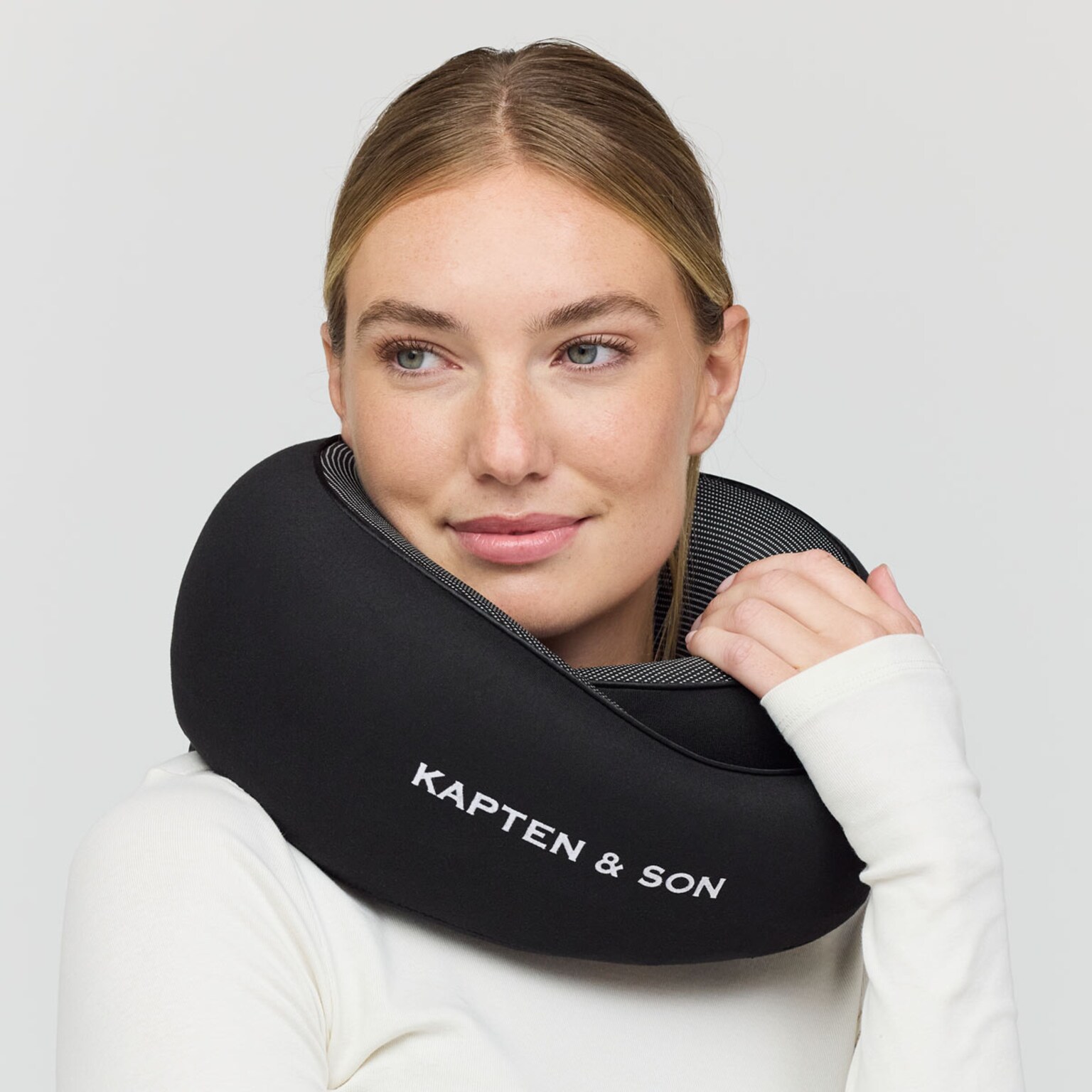 Travel Pillow, Travel Pillow All Black Schwarz, Bild 2 von 4