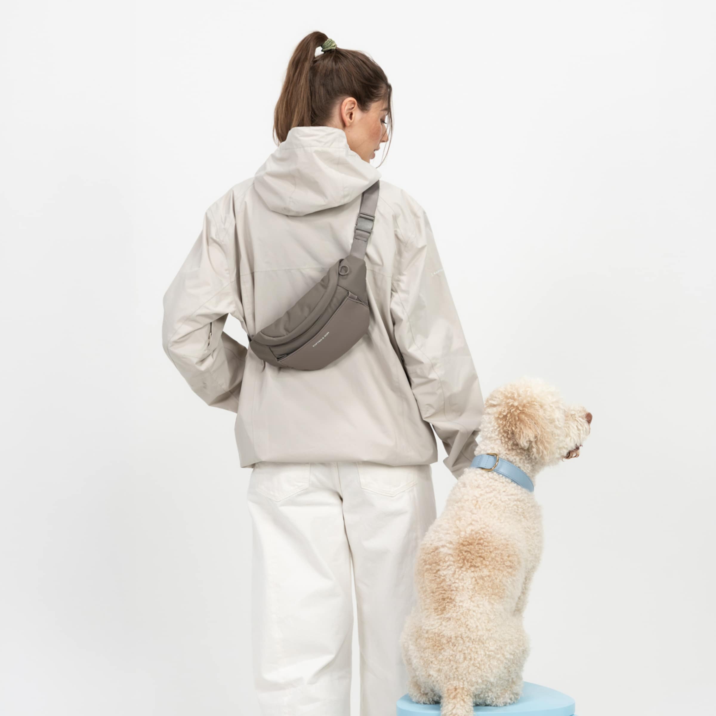 Eli Dog Bag Taupe