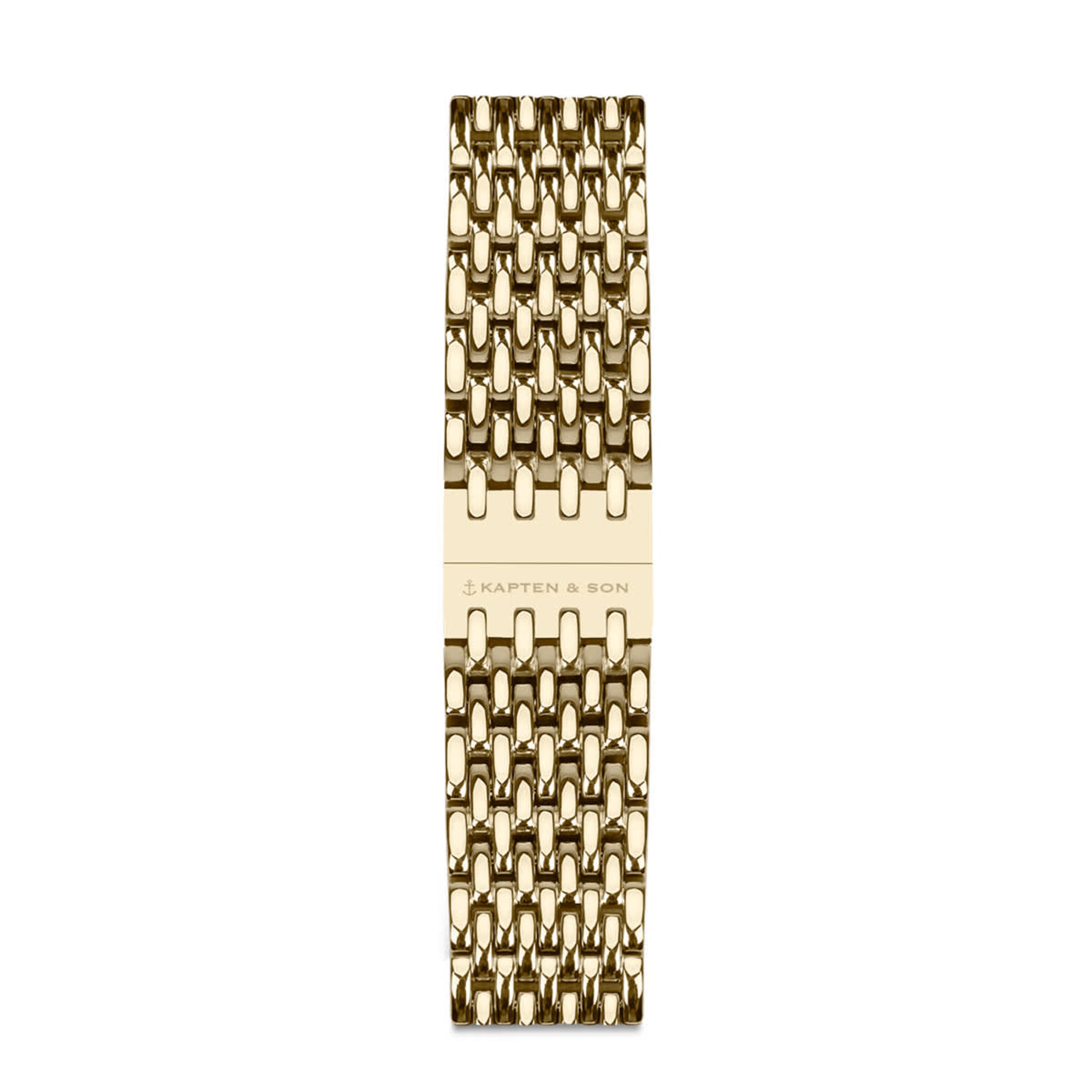 Ausgewählt, Strap, Woven Steel Strap Light Gold Gold (Ausverkauft)