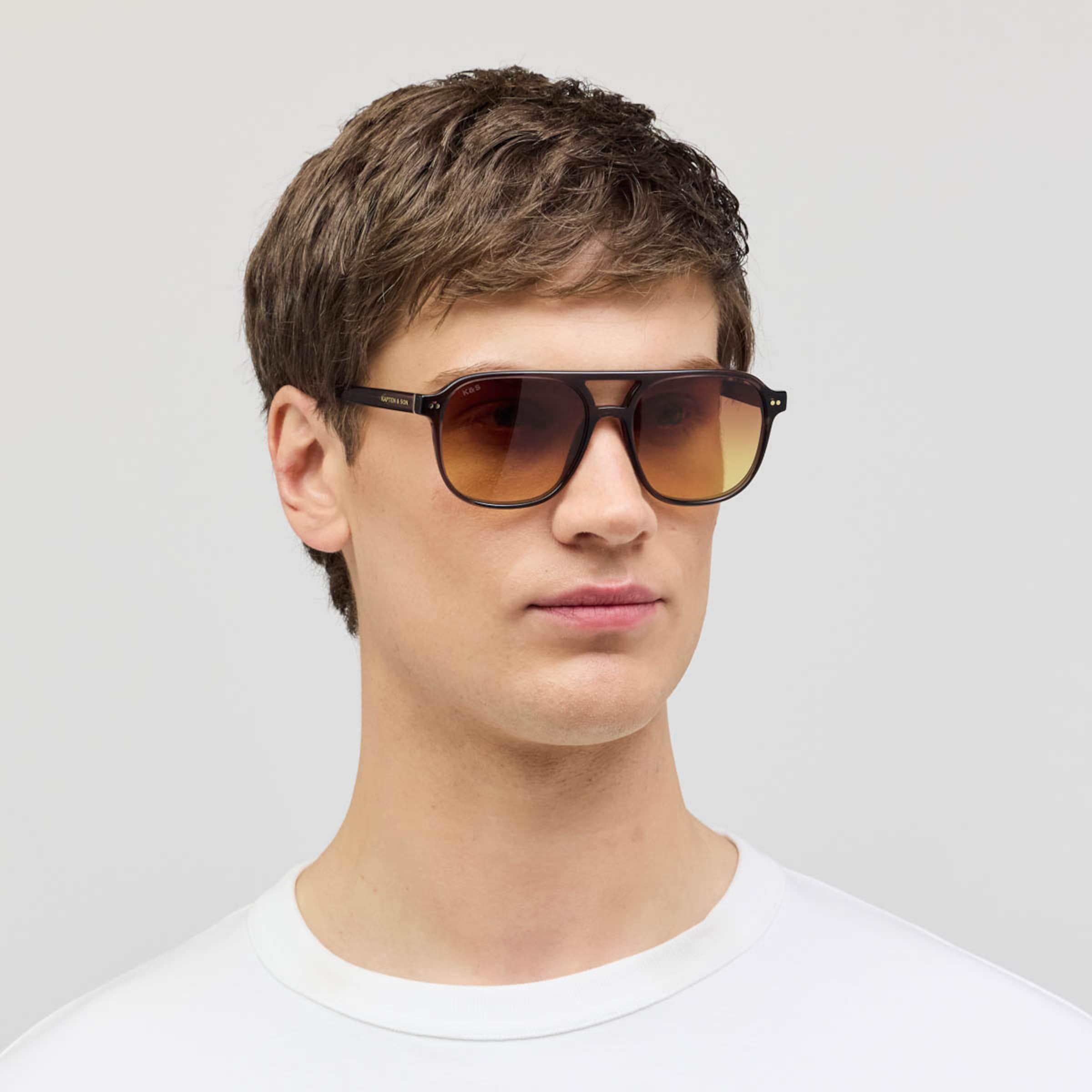 Zurich Oversize Mocha Gradient Brown