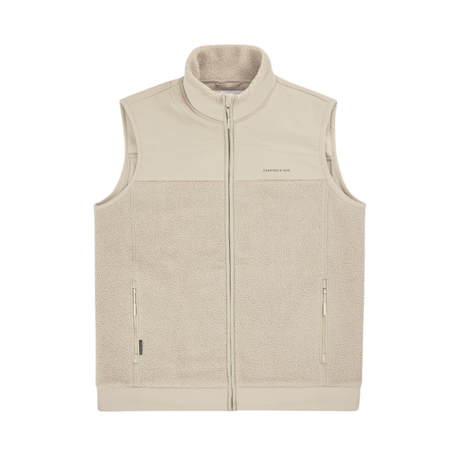 Teddy Fleece Vest, Teddy Fleece Vest Sandstone, Sandstone, Afbeelding 1 van 8