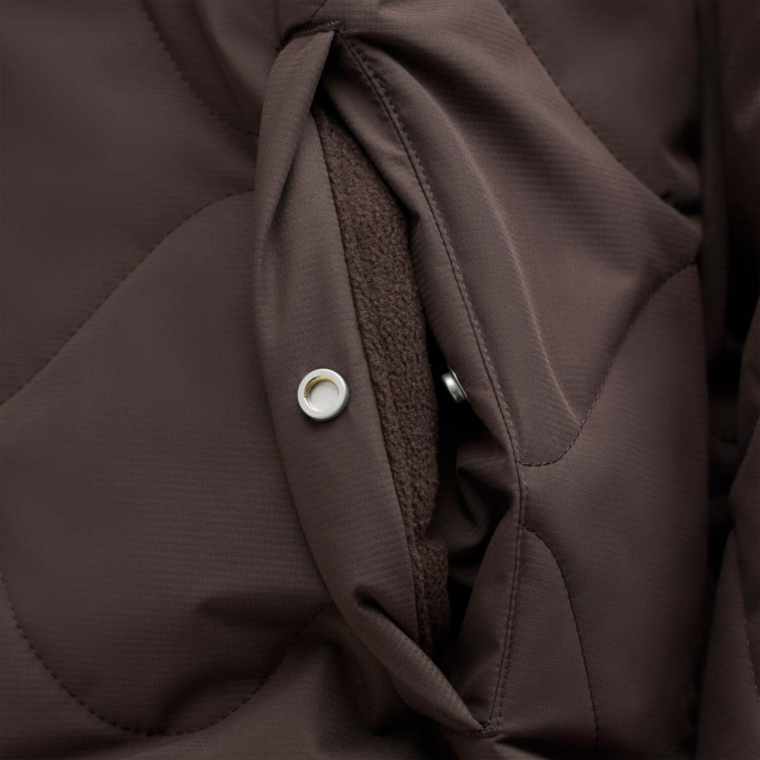 Reversible Bomber Puffer Jacket, Reversible Bomber Puffer Jacket Chocolate Brown/Leo Dunkelbraun, Bild 9 von 13