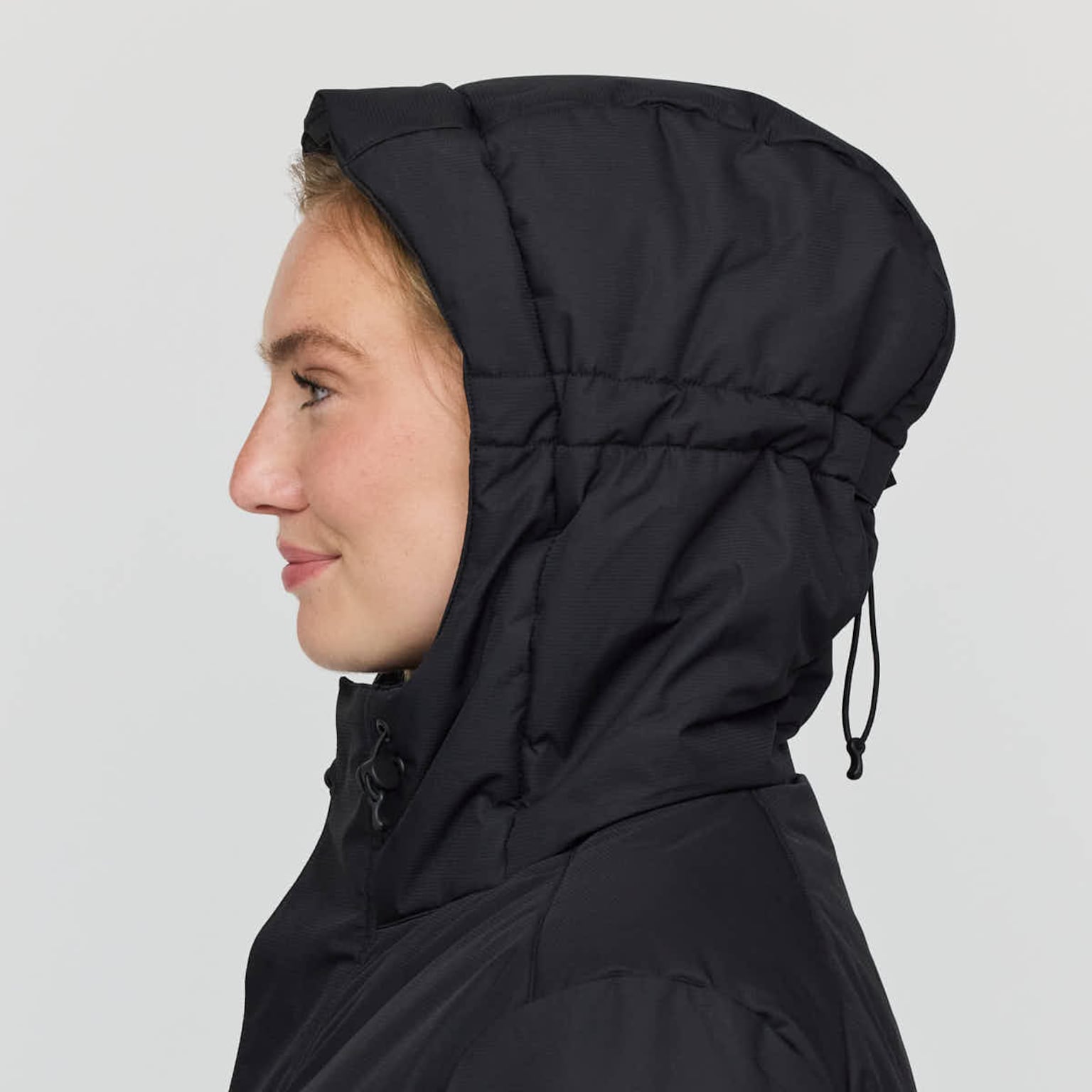 Winter Puffer Jacket, Winter Puffer Jacket All Black, Zwart, Afbeelding 5 van 12