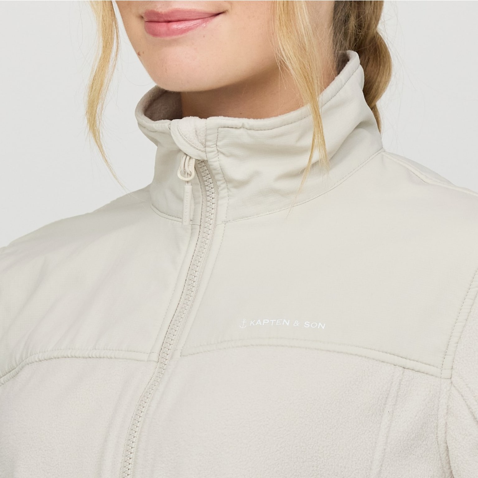 Light Fleece Jacket, Light Fleece Jacket Sandstone, Sandstone, Afbeelding 5 van 9