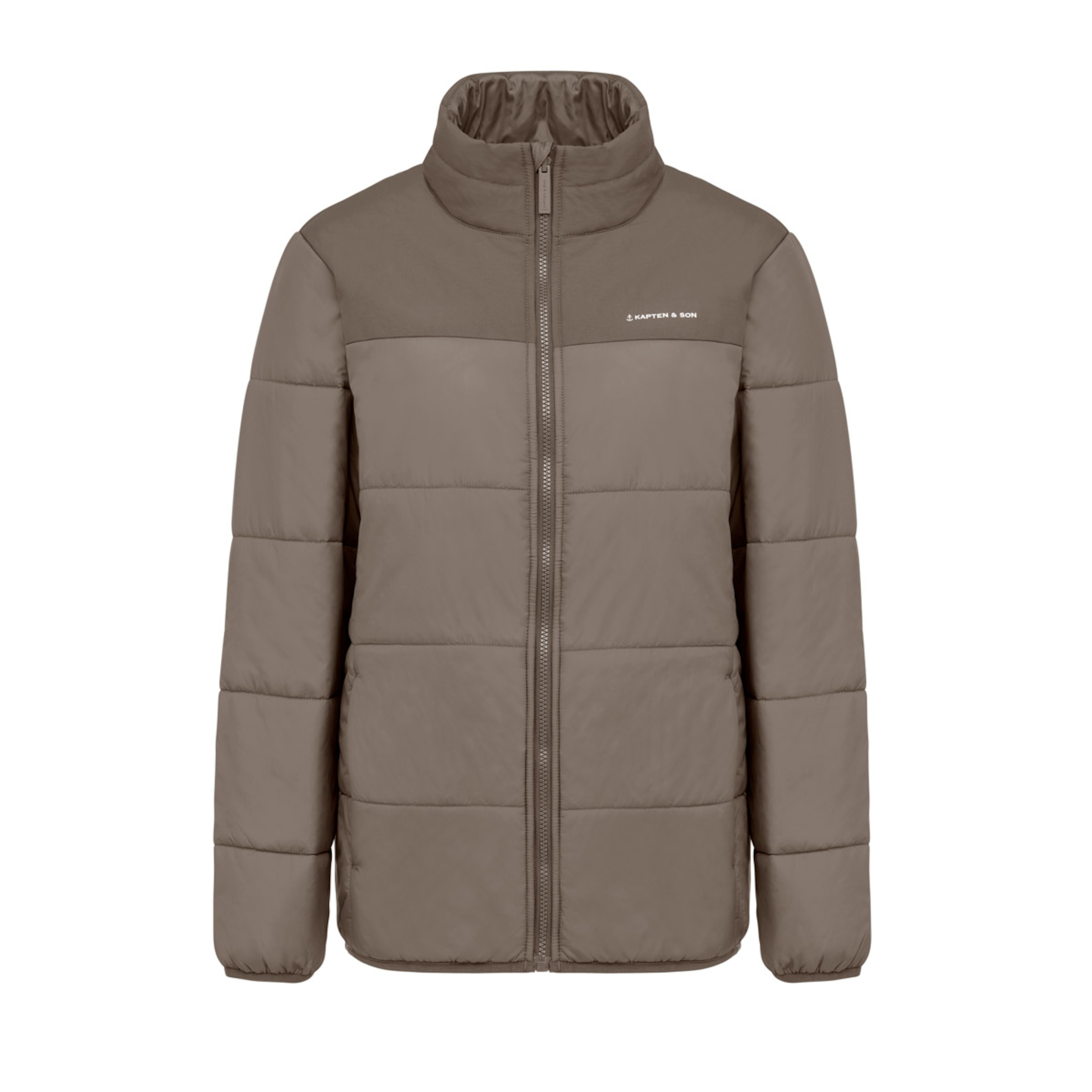 Nicht ausgewählt, Puffer Jacket, Puffer Jacket Taupe Taupe