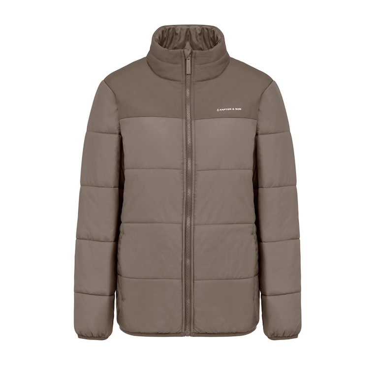 Puffer Jacket, Puffer Jacket Taupe, Taupe