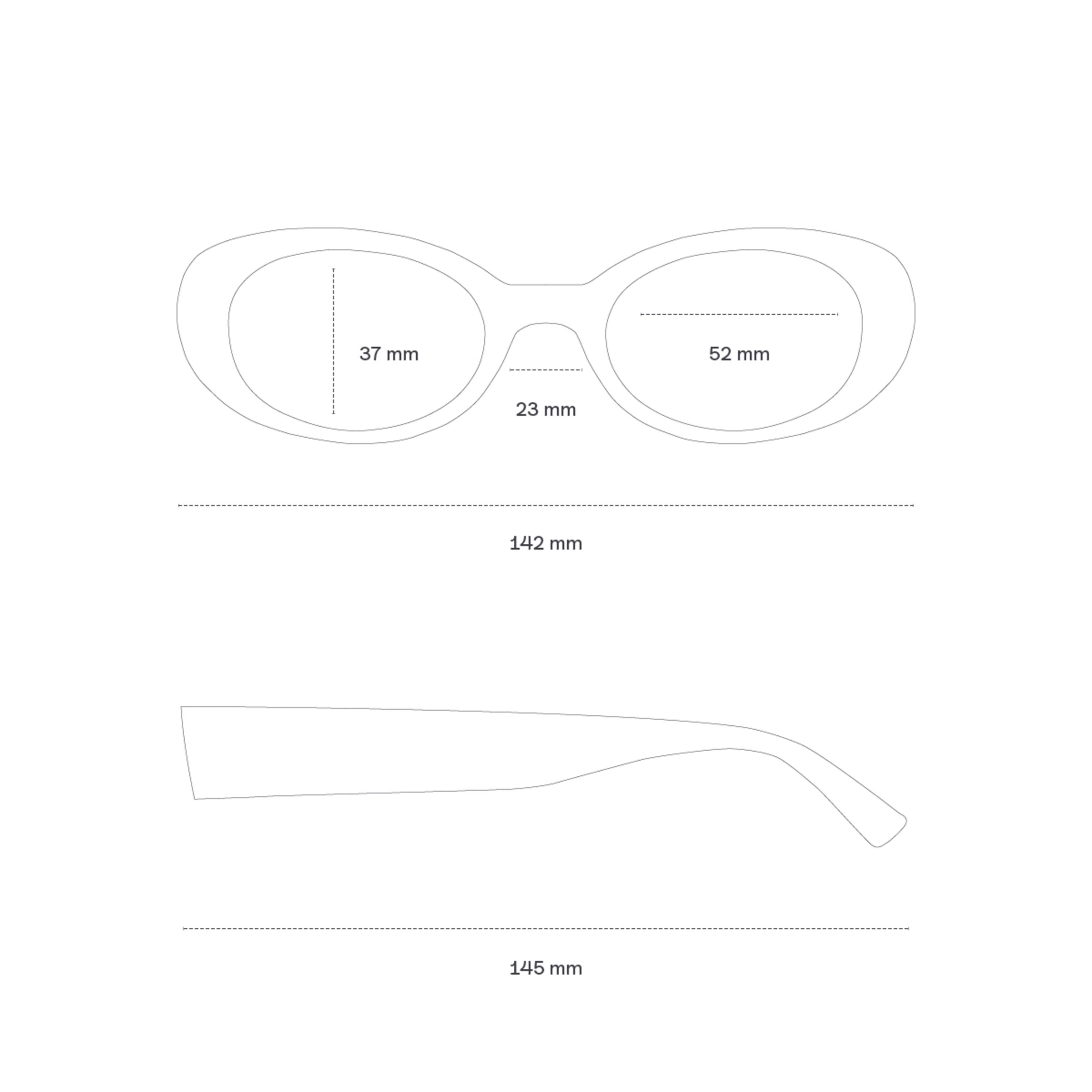 Milan Transparent Hazel Light Brown