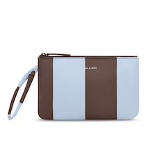 Essential Pouch, Essentials Pouch Chocolate Brown/Striped, Sandstone