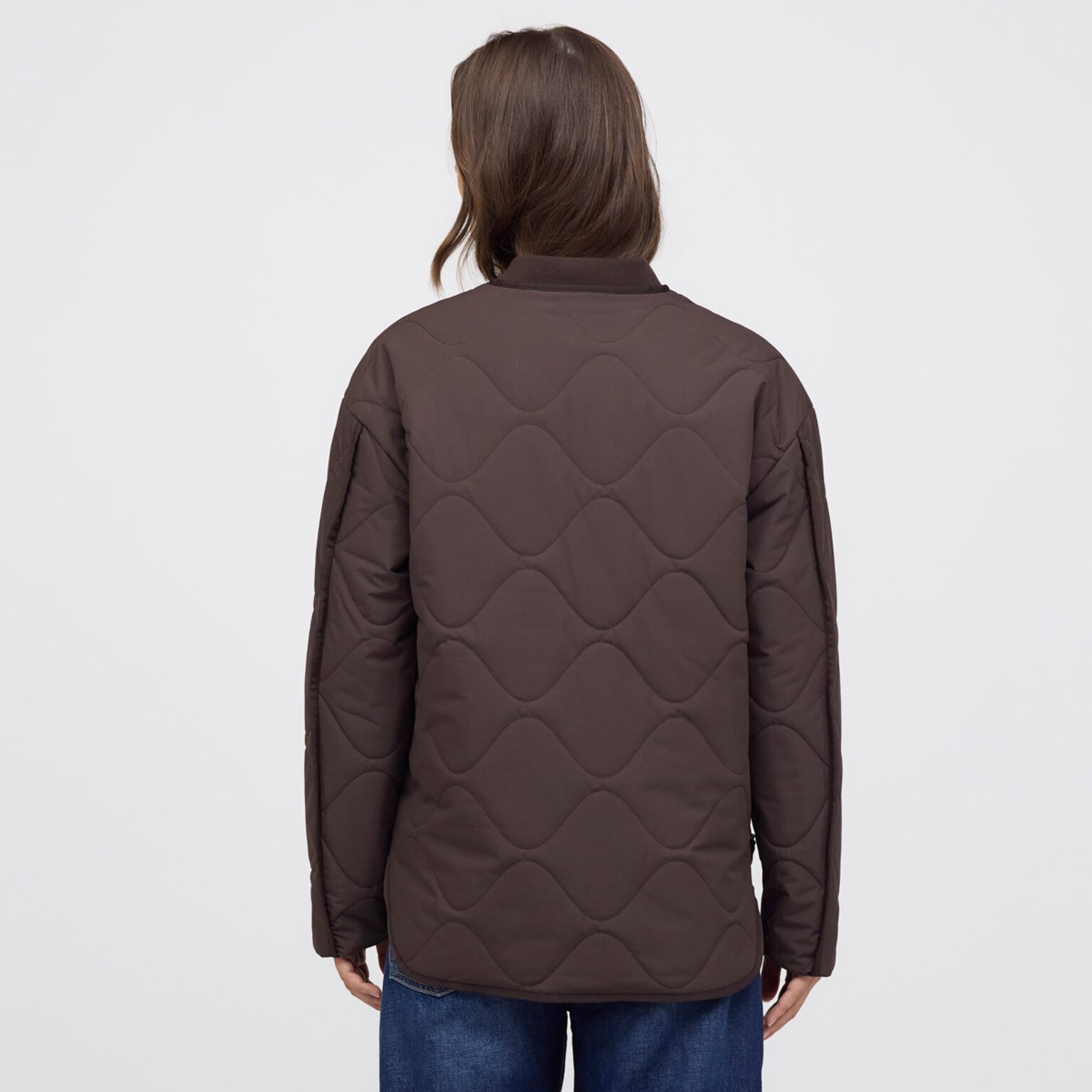 Reversible Bomber Puffer Jacket, Reversible Bomber Puffer Jacket Chocolate Brown/Leo Dunkelbraun, Bild 6 von 13