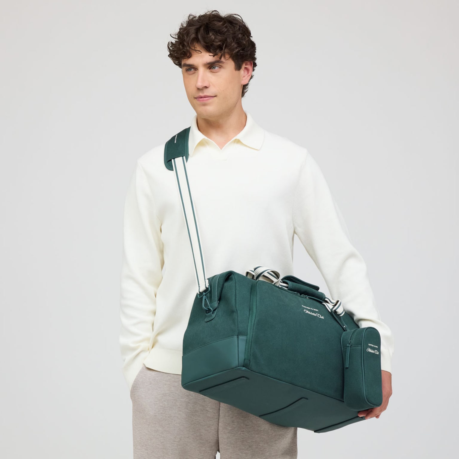 Storen, Storen Dark Green Cotton, Groen, Afbeelding 3 van 8