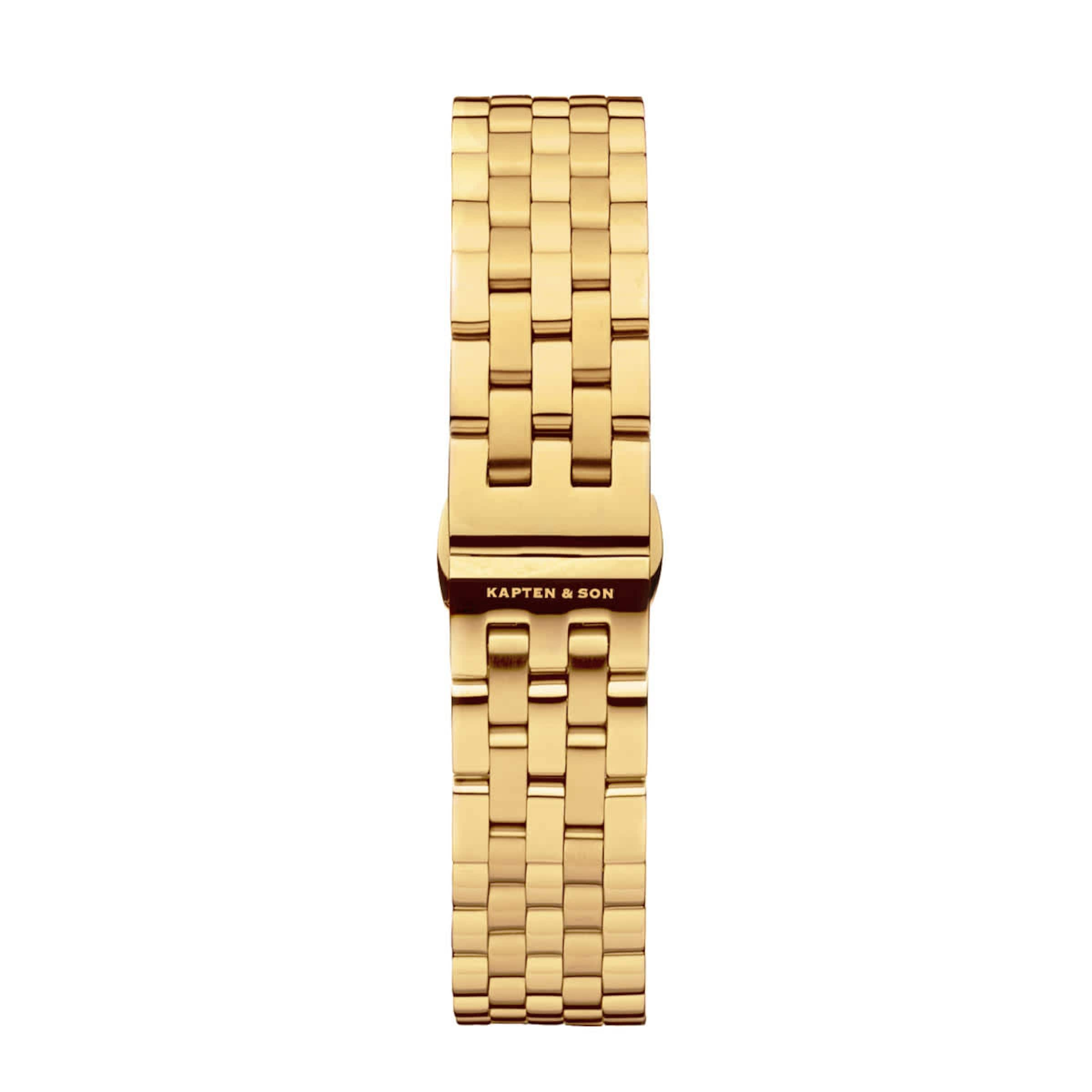 Steel Strap Gold Montres Bijoux Kapten Son