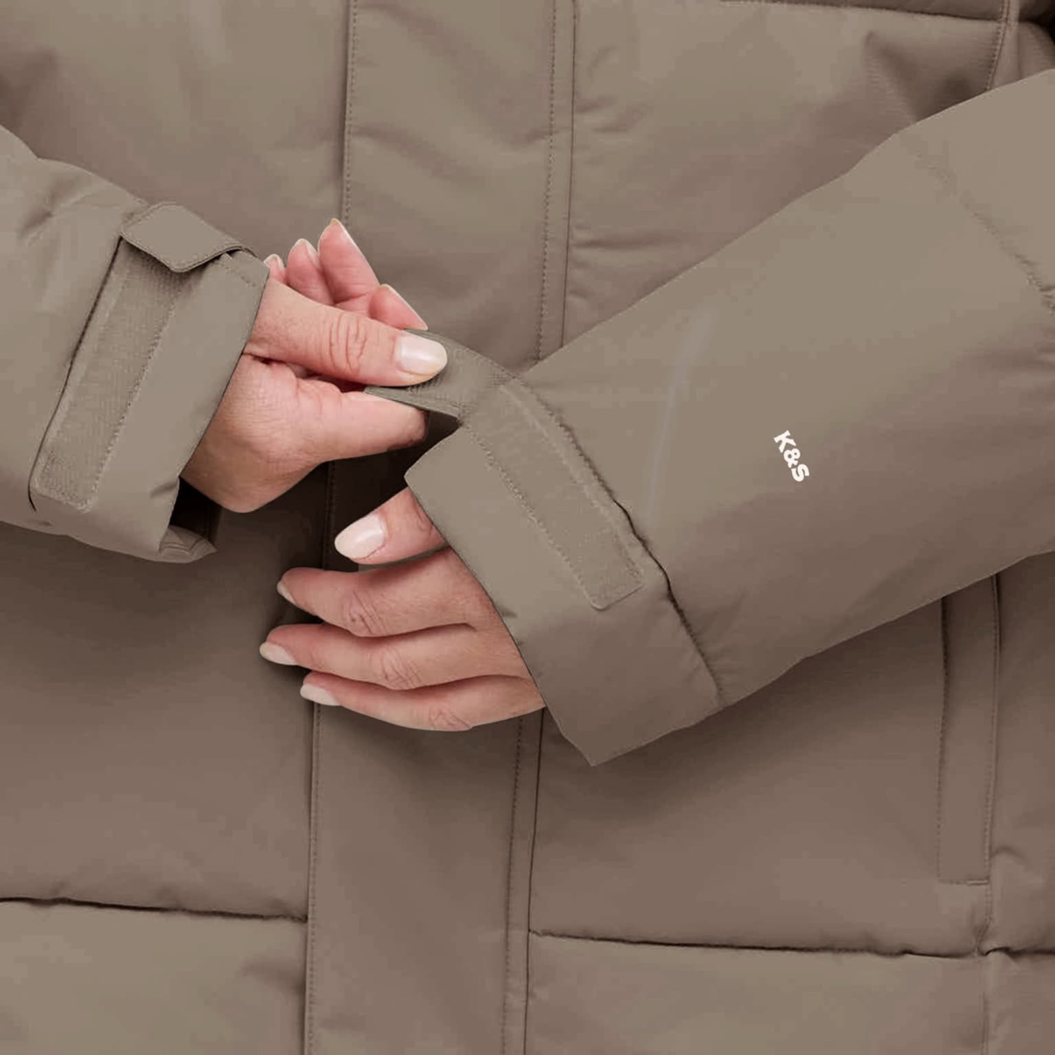 Fleece 3in1 Winter Jacket, Fleece 3in1 Winter Jacket Taupe Taupe, Bild 8 von 18