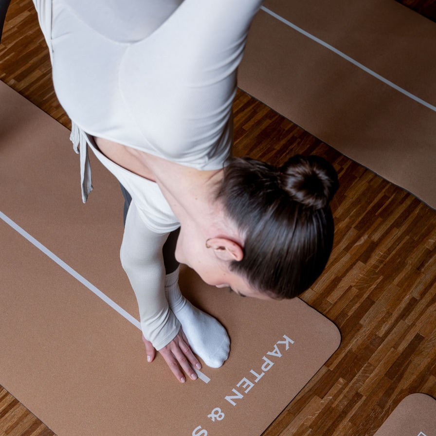 Yoga Mat, Yoga Mat Kork Marron, Image 3 sur 3