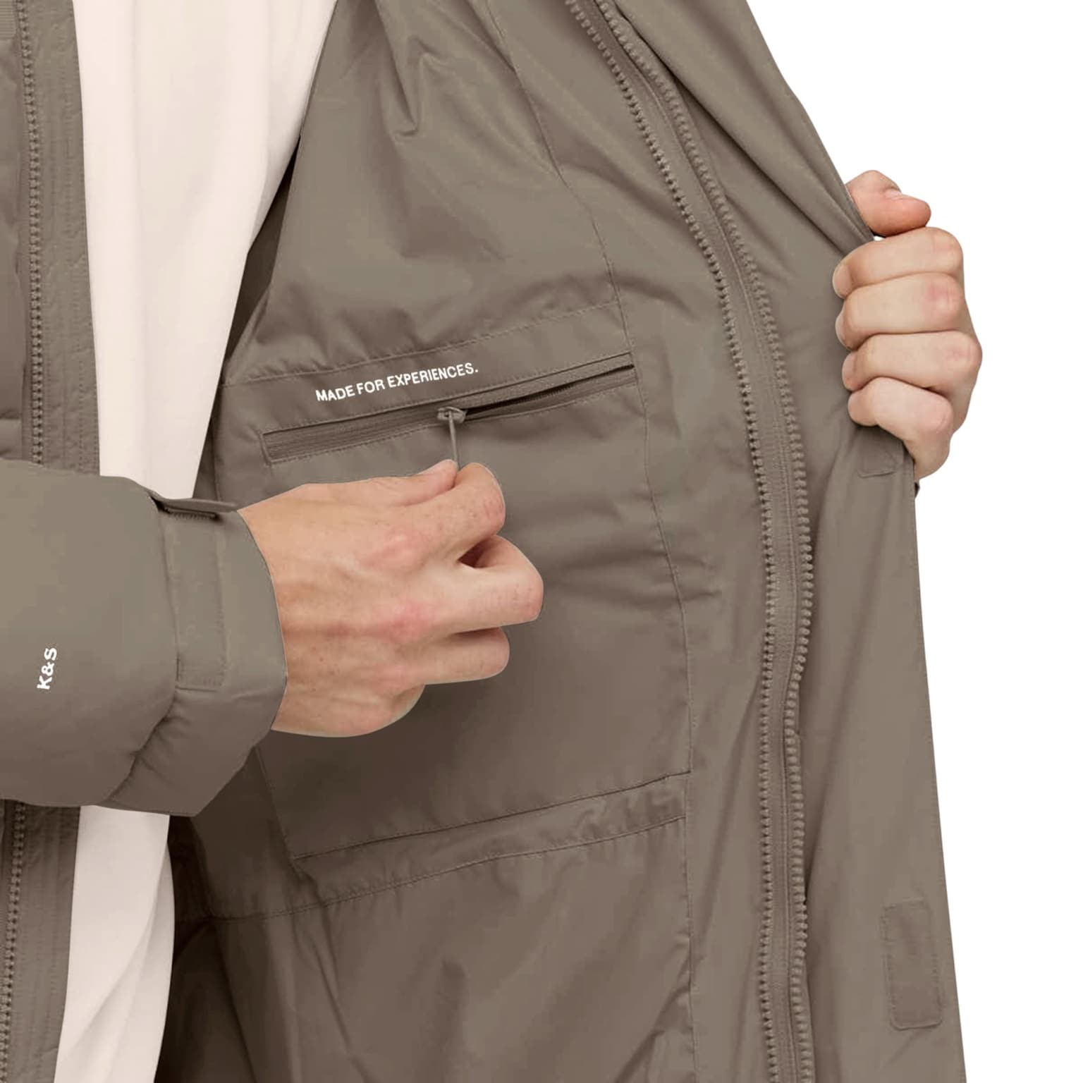 Fleece 3in1 Winter Jacket, Fleece 3in1 Winter Jacket Taupe Taupe, Bild 10 von 18