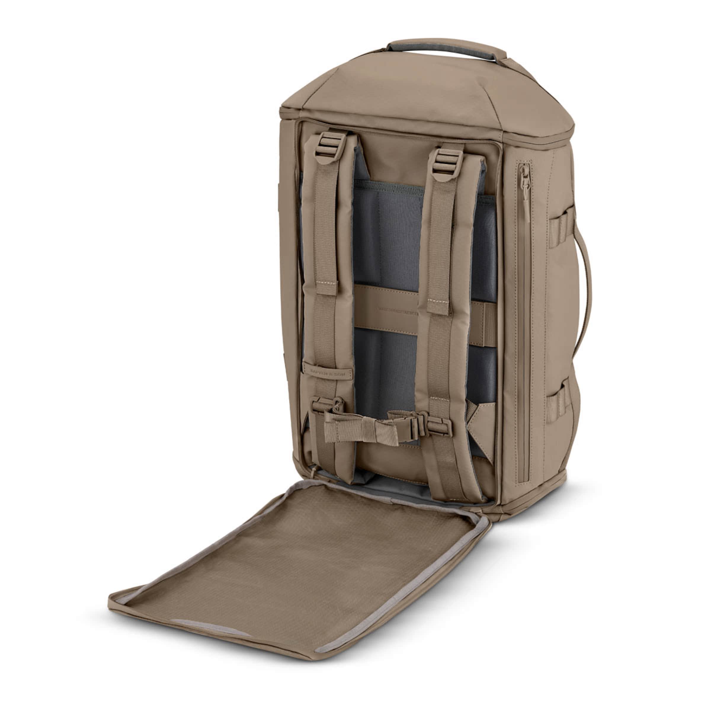 Lisbon Duffle Backpack Small Walnut
