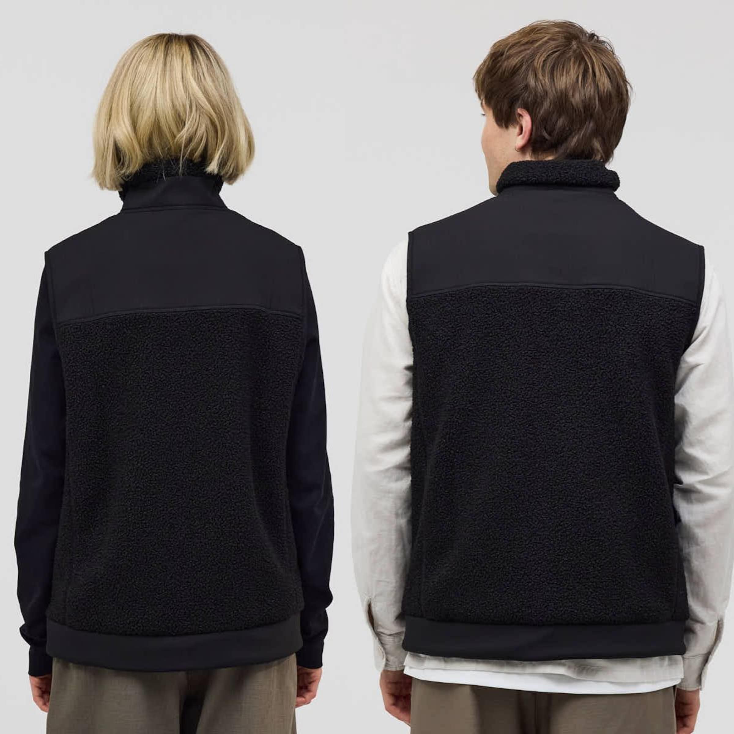 Teddy Fleece Vest All Black