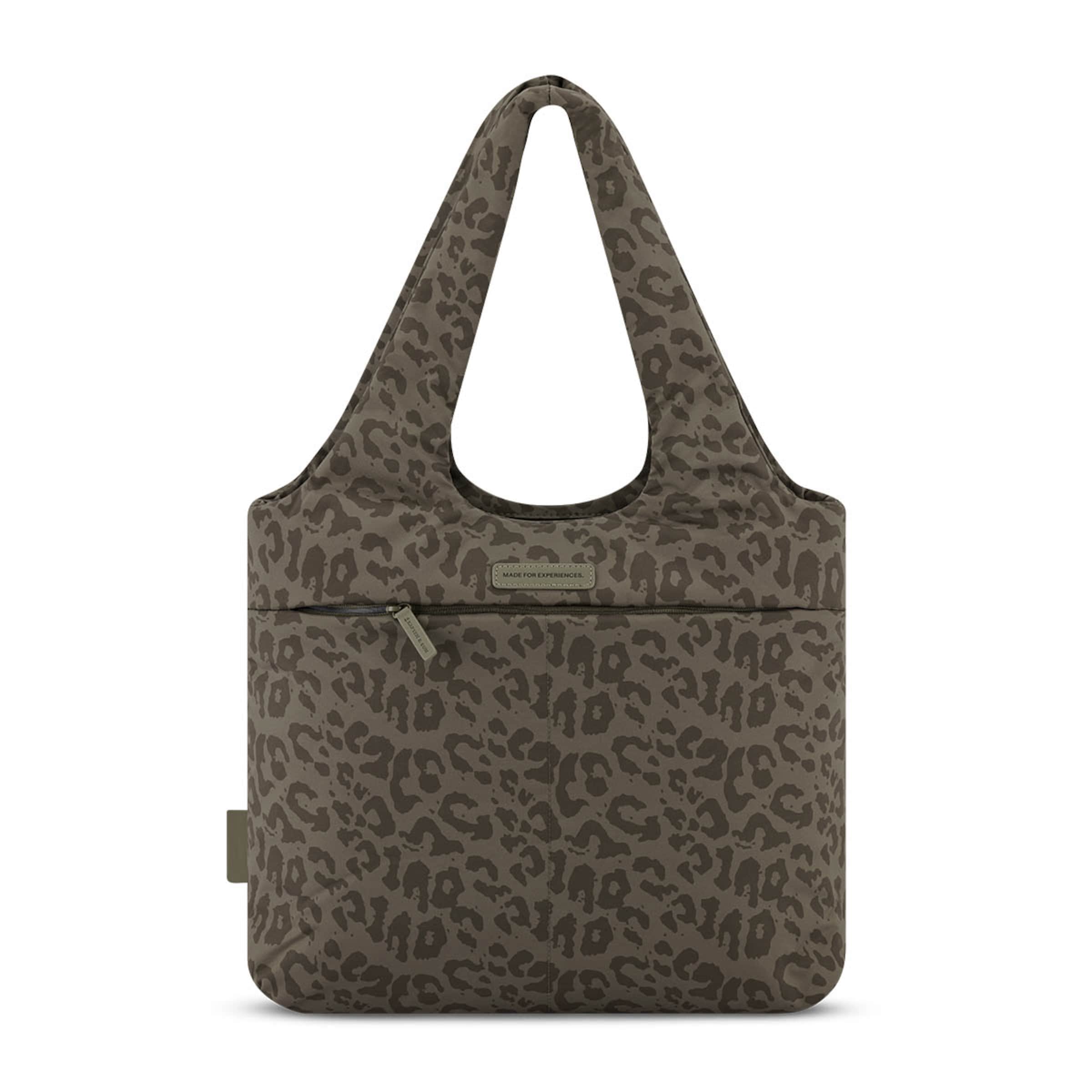 Skara Cloud Shopper Leo Dark Brown
