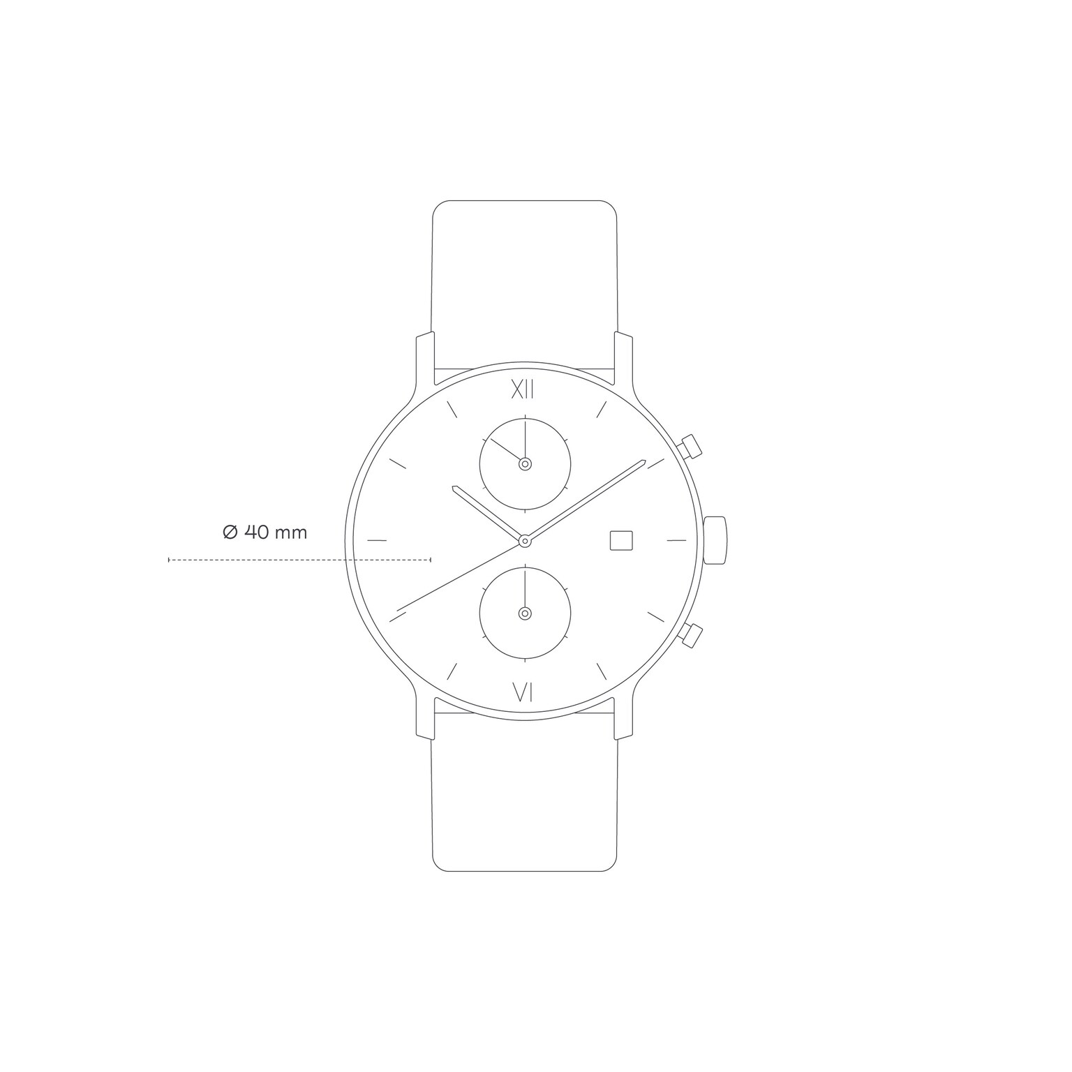Chrono, Chrono Gold Bicolor Steel, Goud, Afbeelding 7 van 7