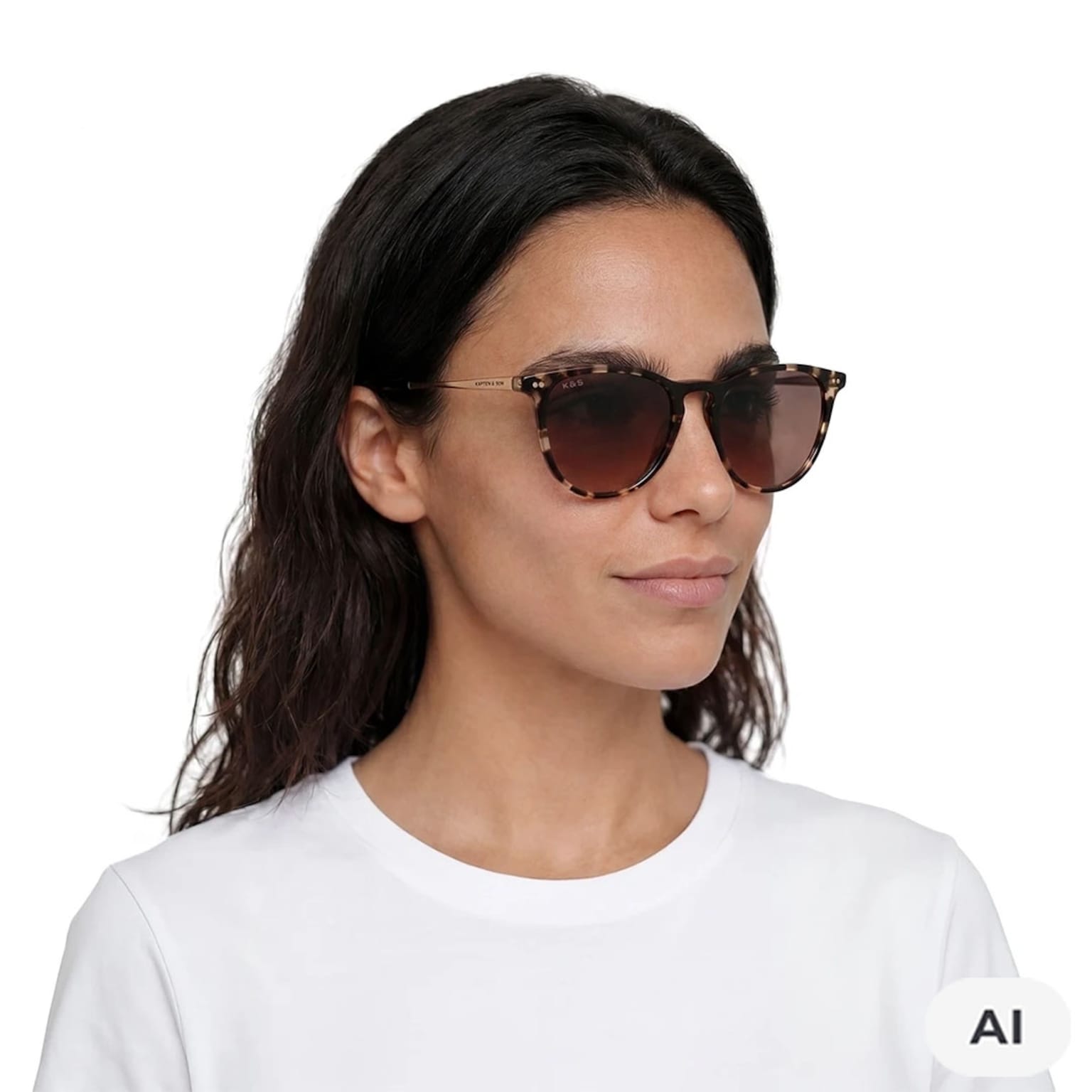 Rome, Rome Crystal Tortoise Brown Creme, Bild 2 von 6