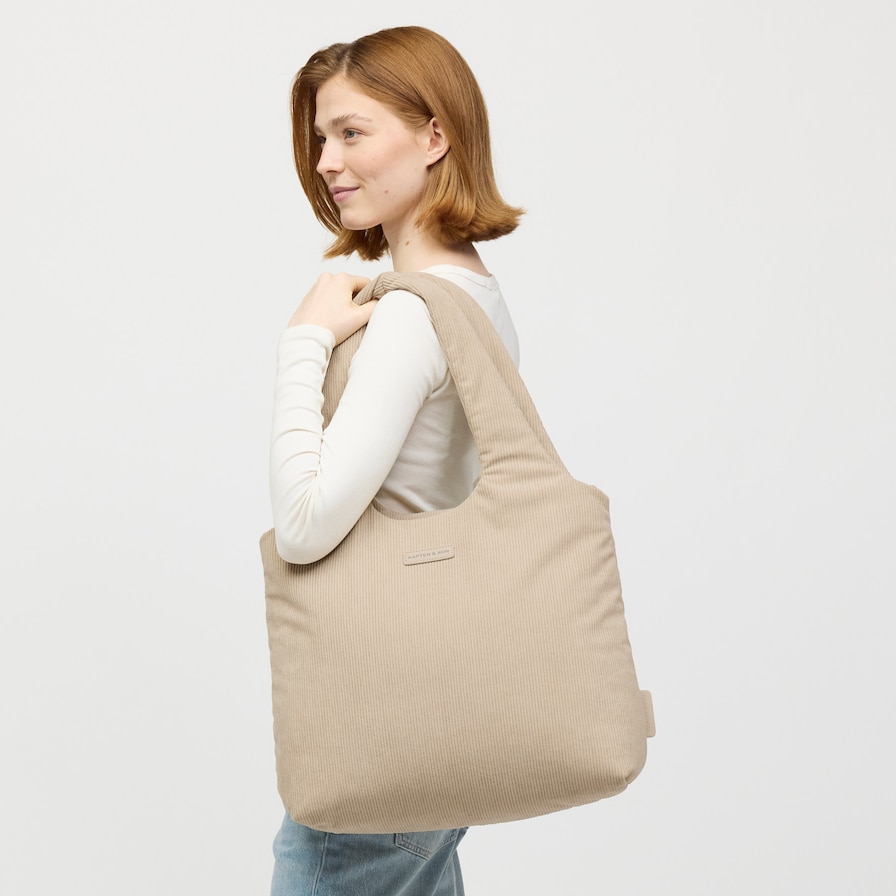Skara Cloud Shopper, Skara Cloud Shopper Cord Dusty Sand, Dusty Sand, Afbeelding 2 van 6