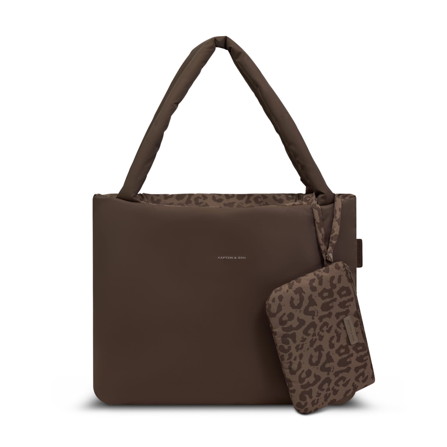Essential Pouch, Essentials Pouch Leo Dark Brown, Marrón, Imagen 4 de 5