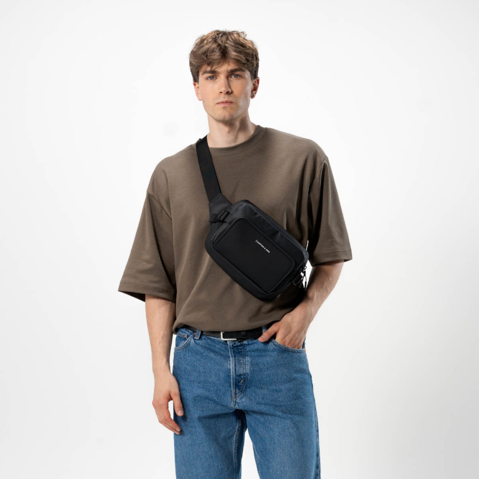Lisbon Crossbody, Lisbon Crossbody All Black, Zwart, Afbeelding 2 van 10
