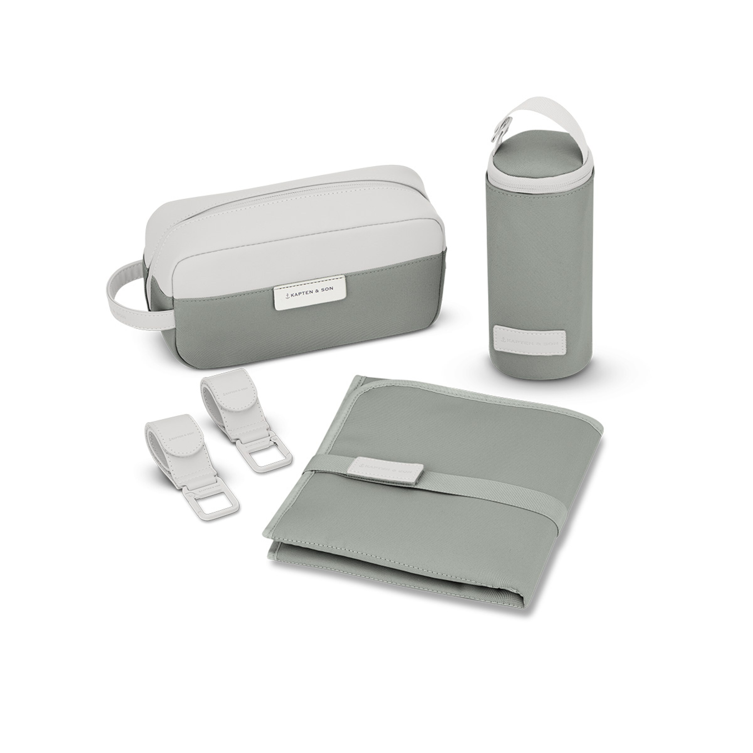 Lindby Pro Diaper Backpack Set Muted Sage