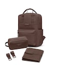Niet geselecteerd, Bergen Pro Diaper, Bergen Pro Diaper Backpack Set Chocolate Brown, Chocolate Brown
