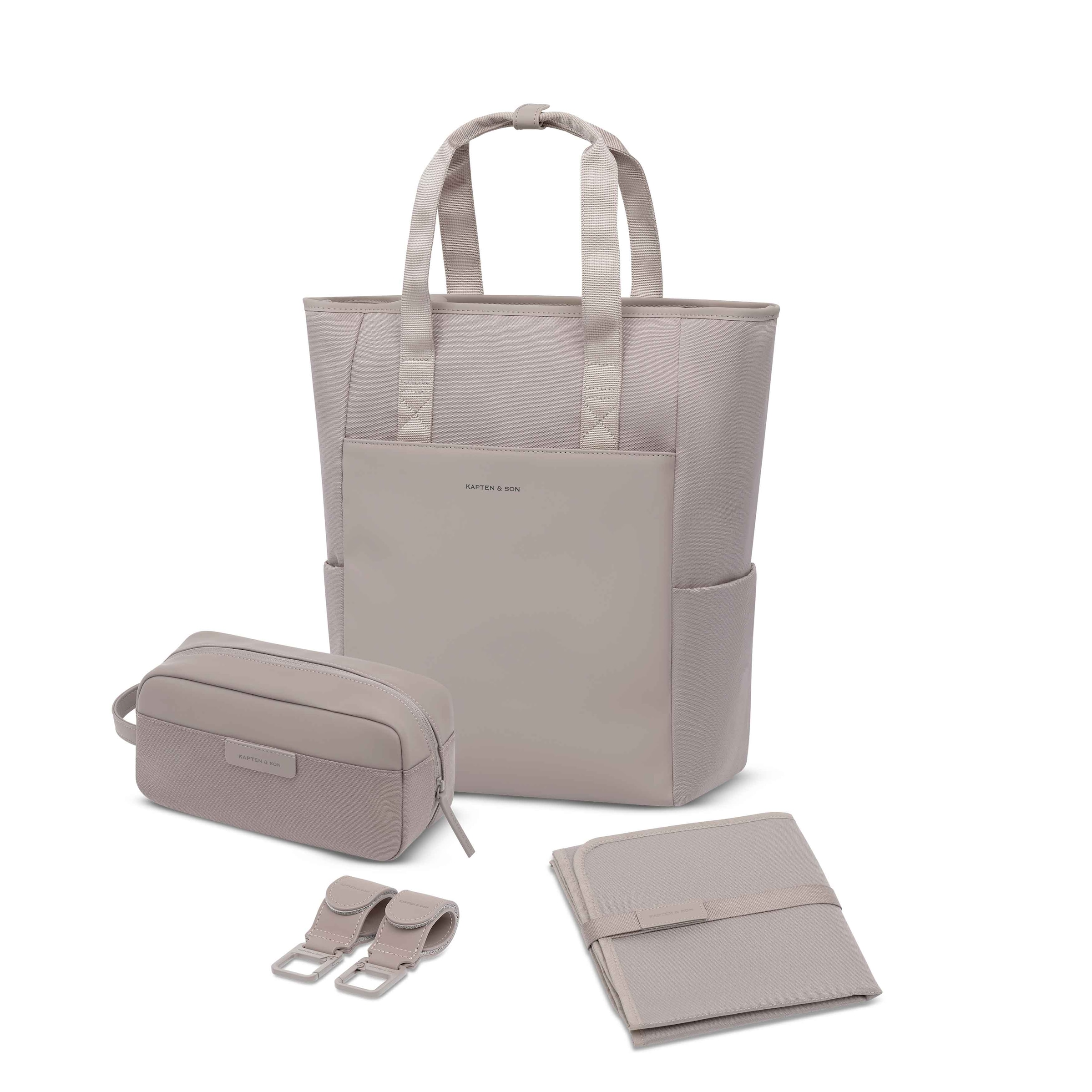 Lindby Pro Diaper Backpack Set Muted Rose